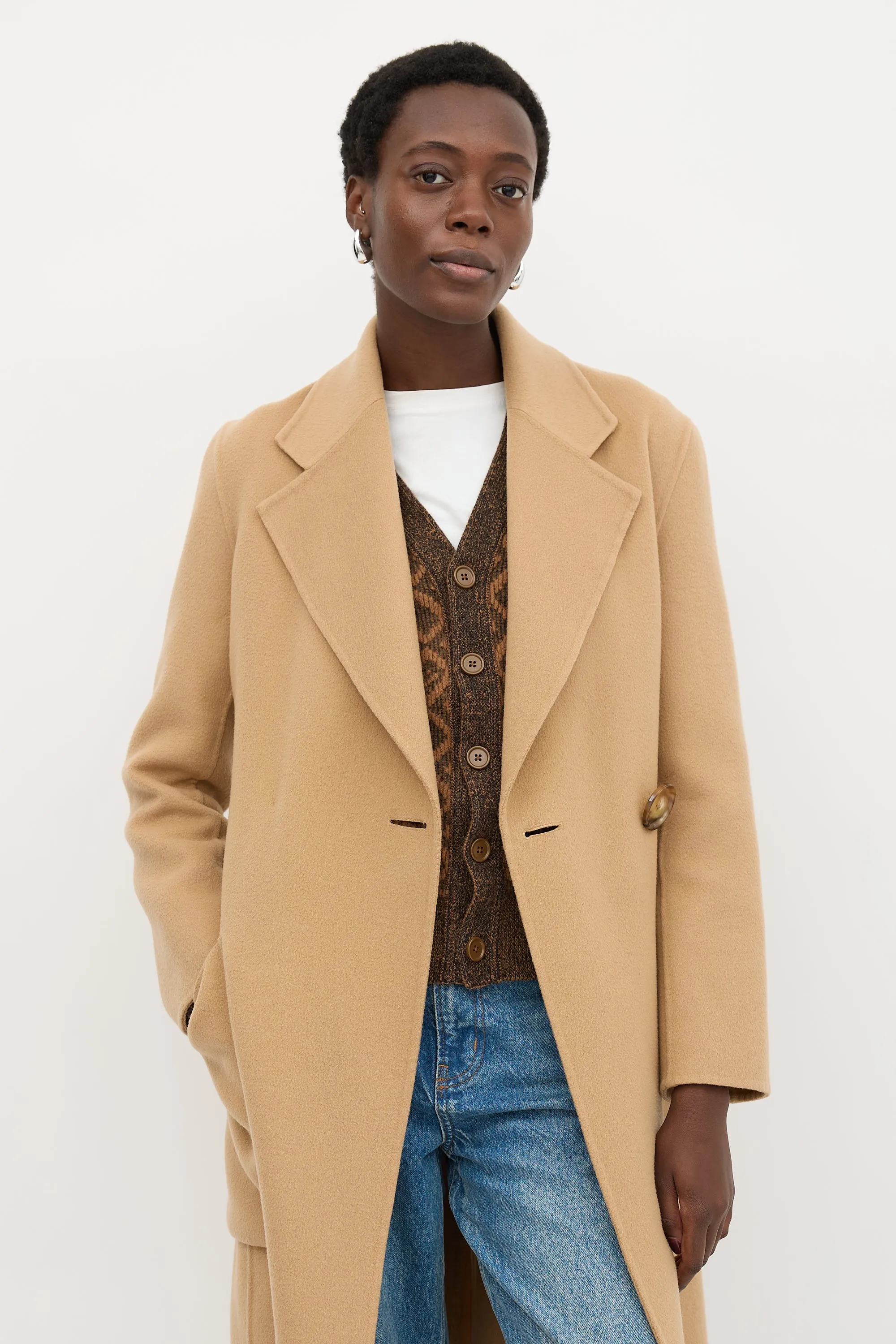Wool Caprice Doublé Coat sold by VSP Consignment product image thumbnail 4