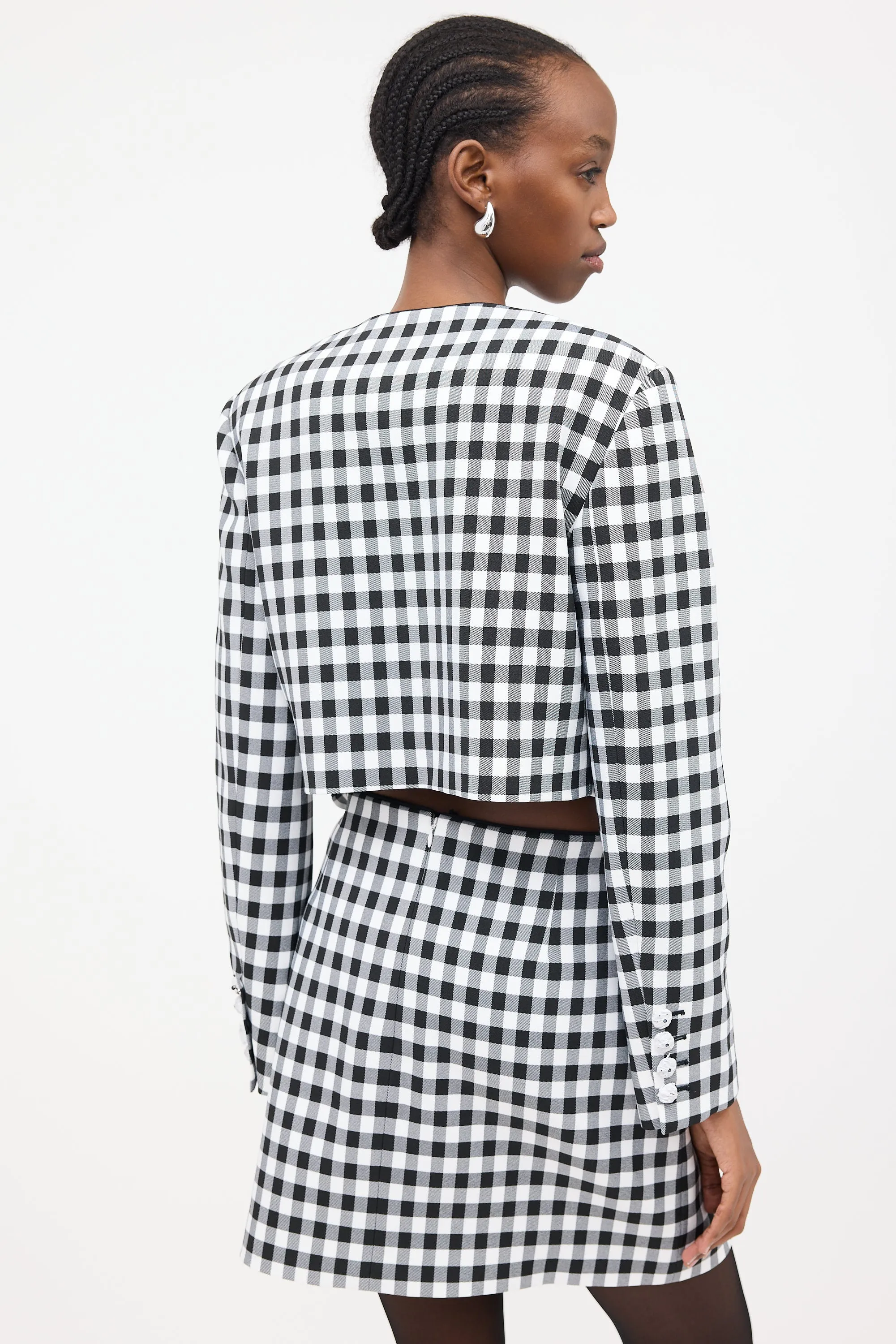 Cropped Gingham Jacket sold by VSP Consignment product image thumbnail 4