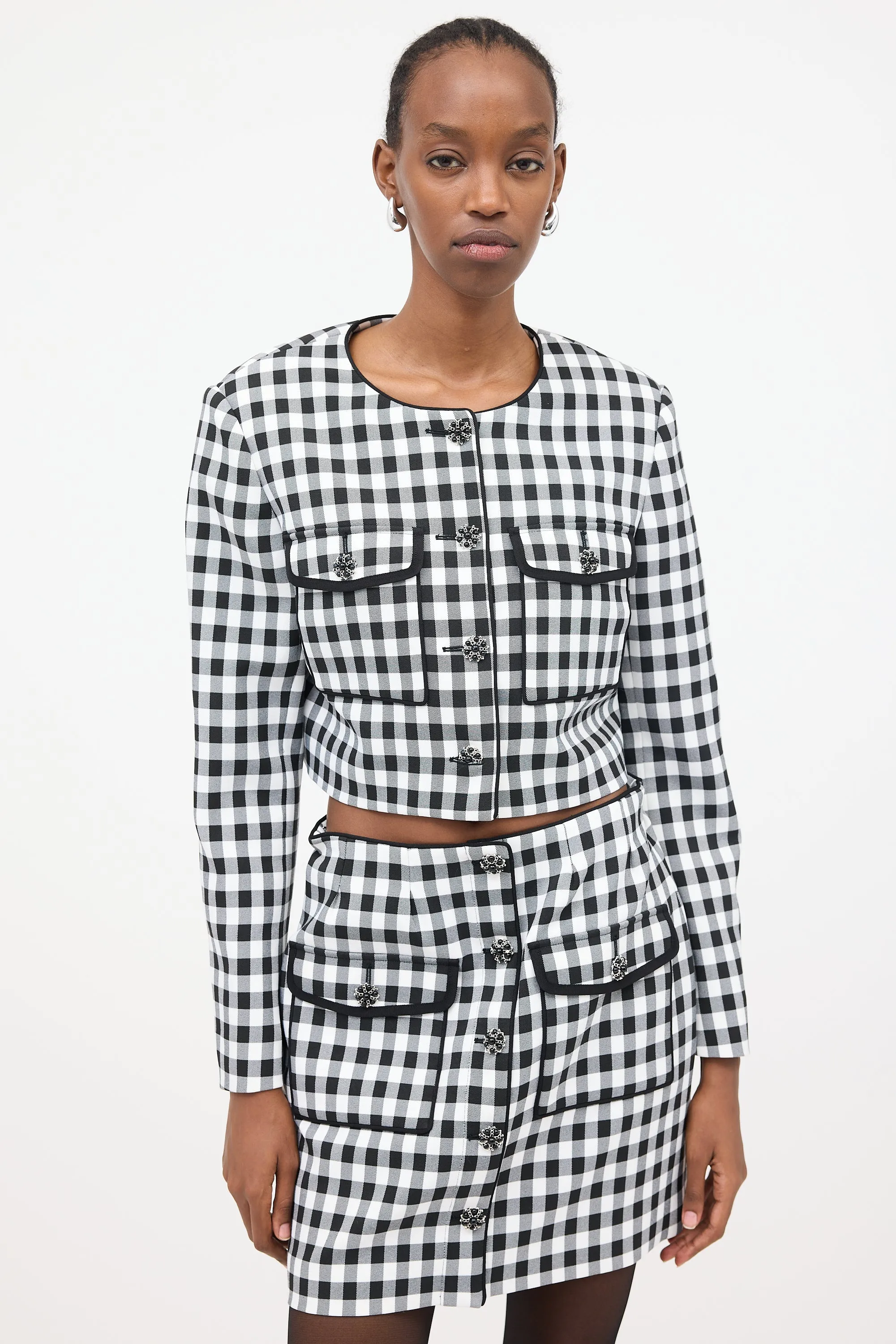 Cropped Gingham Jacket sold by VSP Consignment