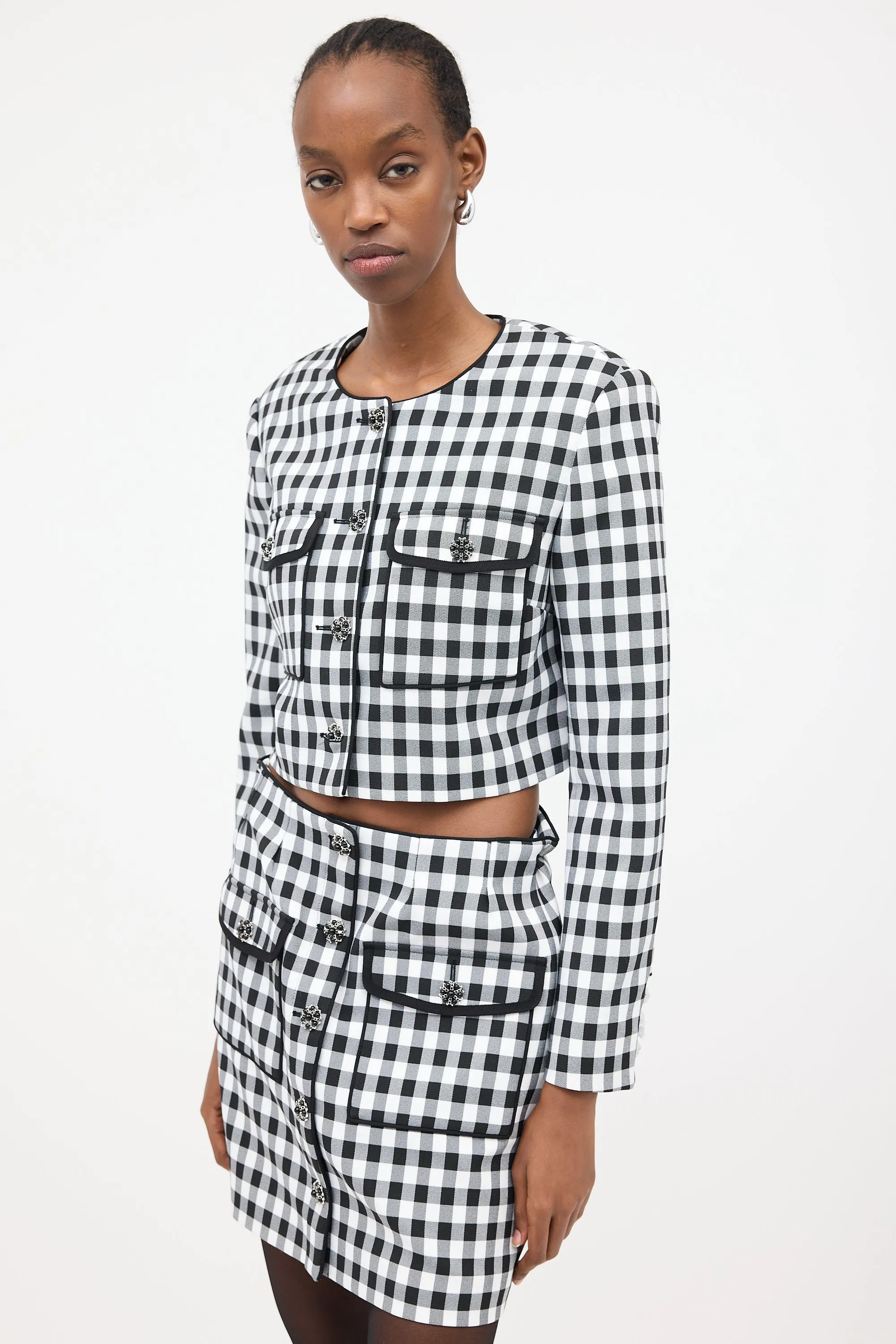 Cropped Gingham Jacket sold by VSP Consignment product image thumbnail 3