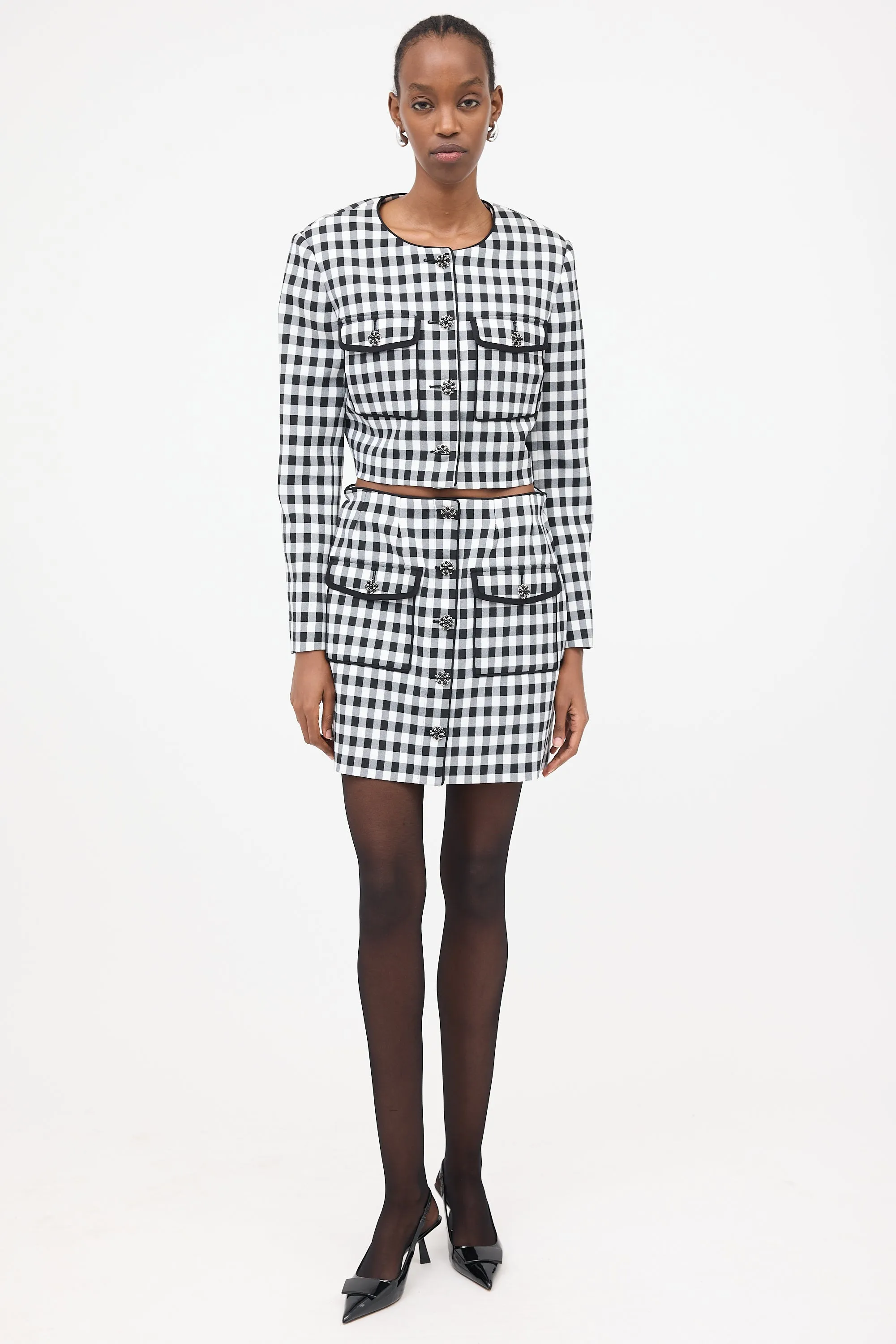 Cropped Gingham Jacket sold by VSP Consignment product image thumbnail 2