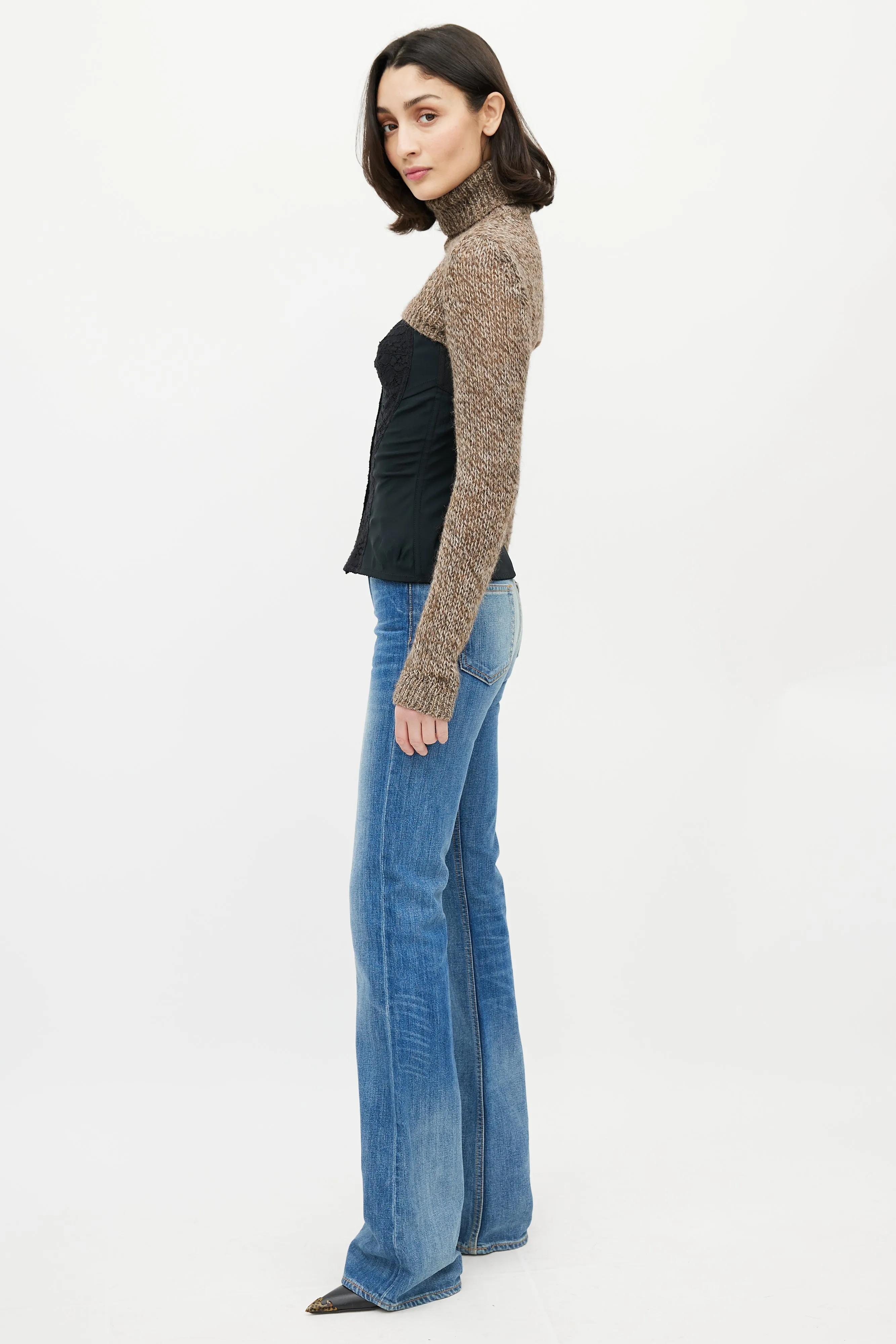 Wool Cropped Sweater Shrug sold by VSP Consignment product image thumbnail 5