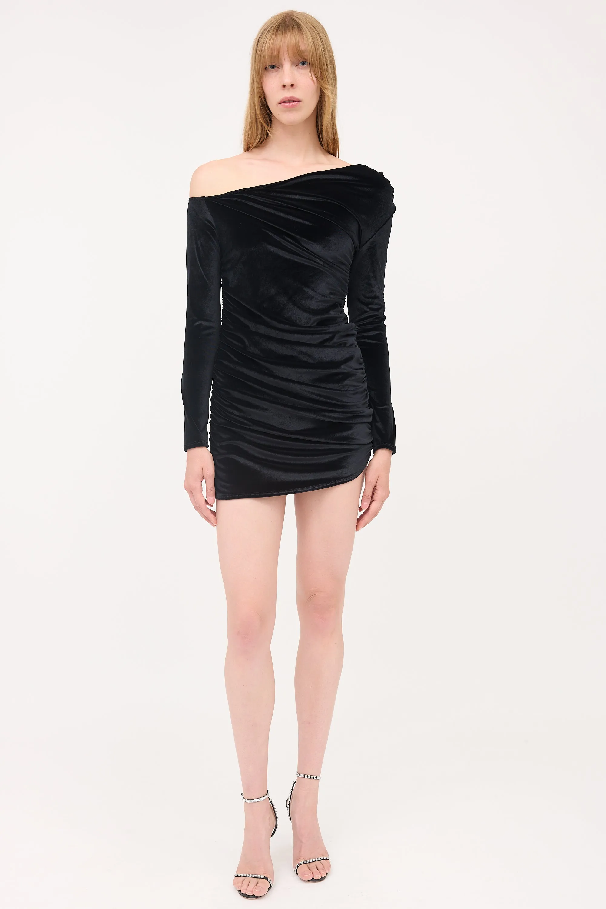 Velvet Asymmetrical Dress sold by VSP Consignment product image thumbnail 5