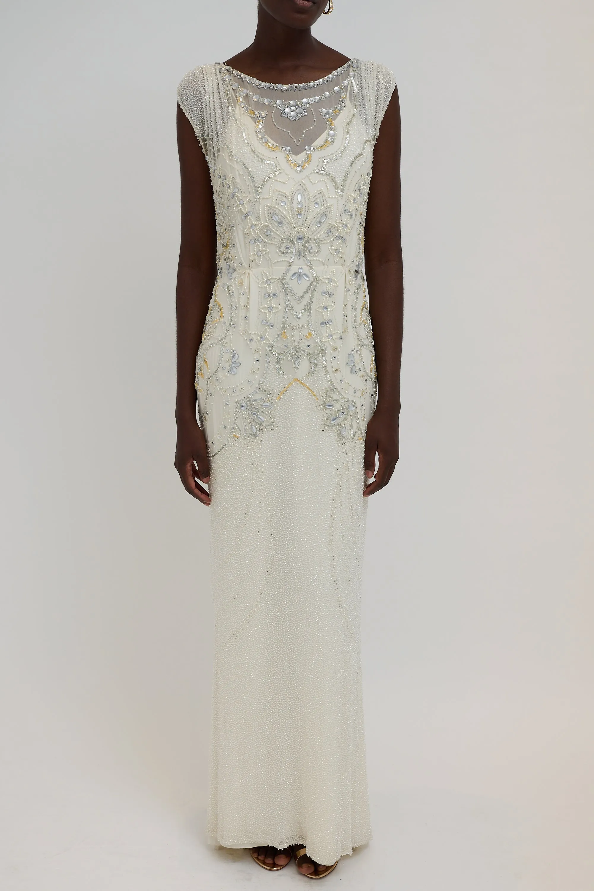 Silk Embellished Dress sold by VSP Consignment product image thumbnail 3