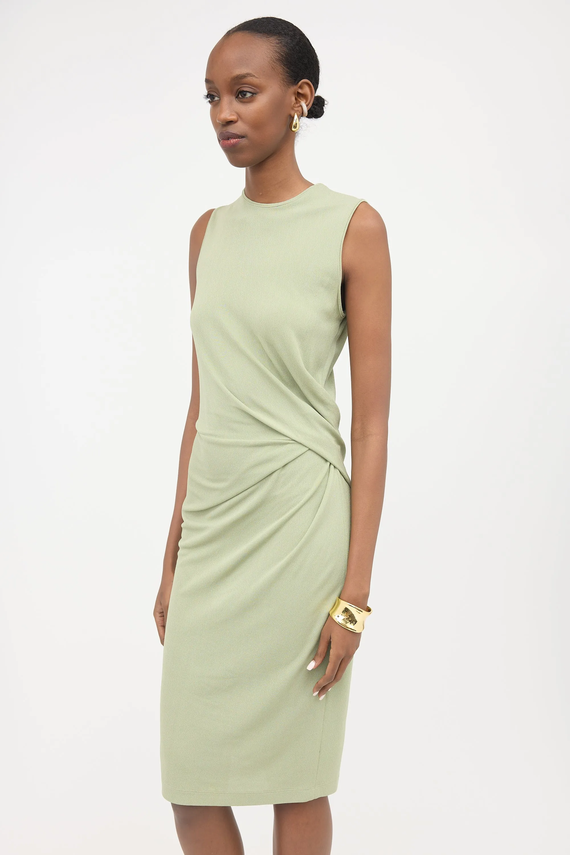 Gathered Midi Dress sold by VSP Consignment product image thumbnail 3