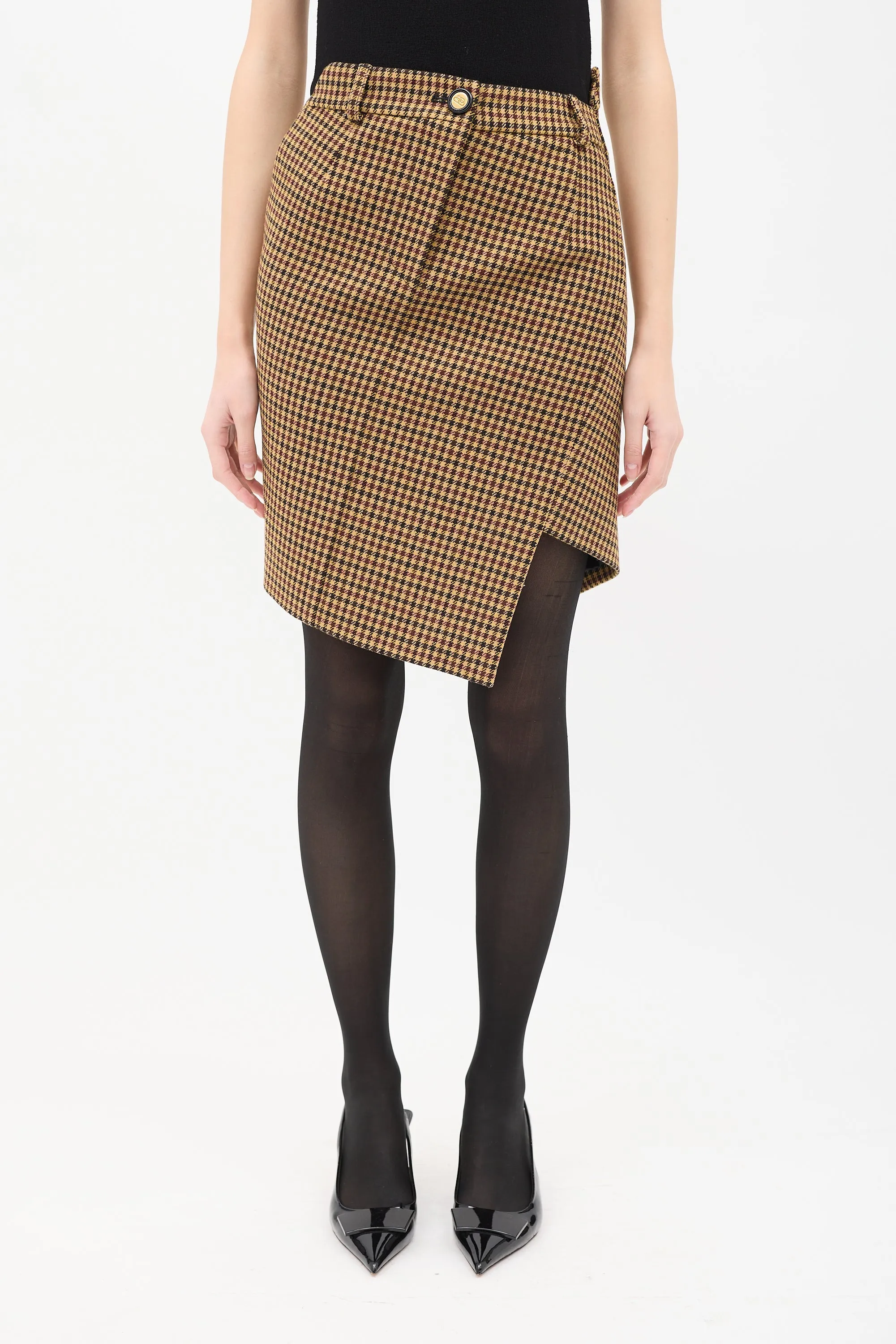 Tweed Twisted Skirt sold by VSP Consignment