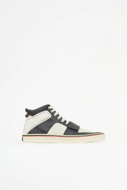 GG Monogram & Leather Sneaker sold by VSP Consignment