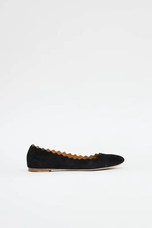 Suede Lauren Flat sold by VSP Consignment