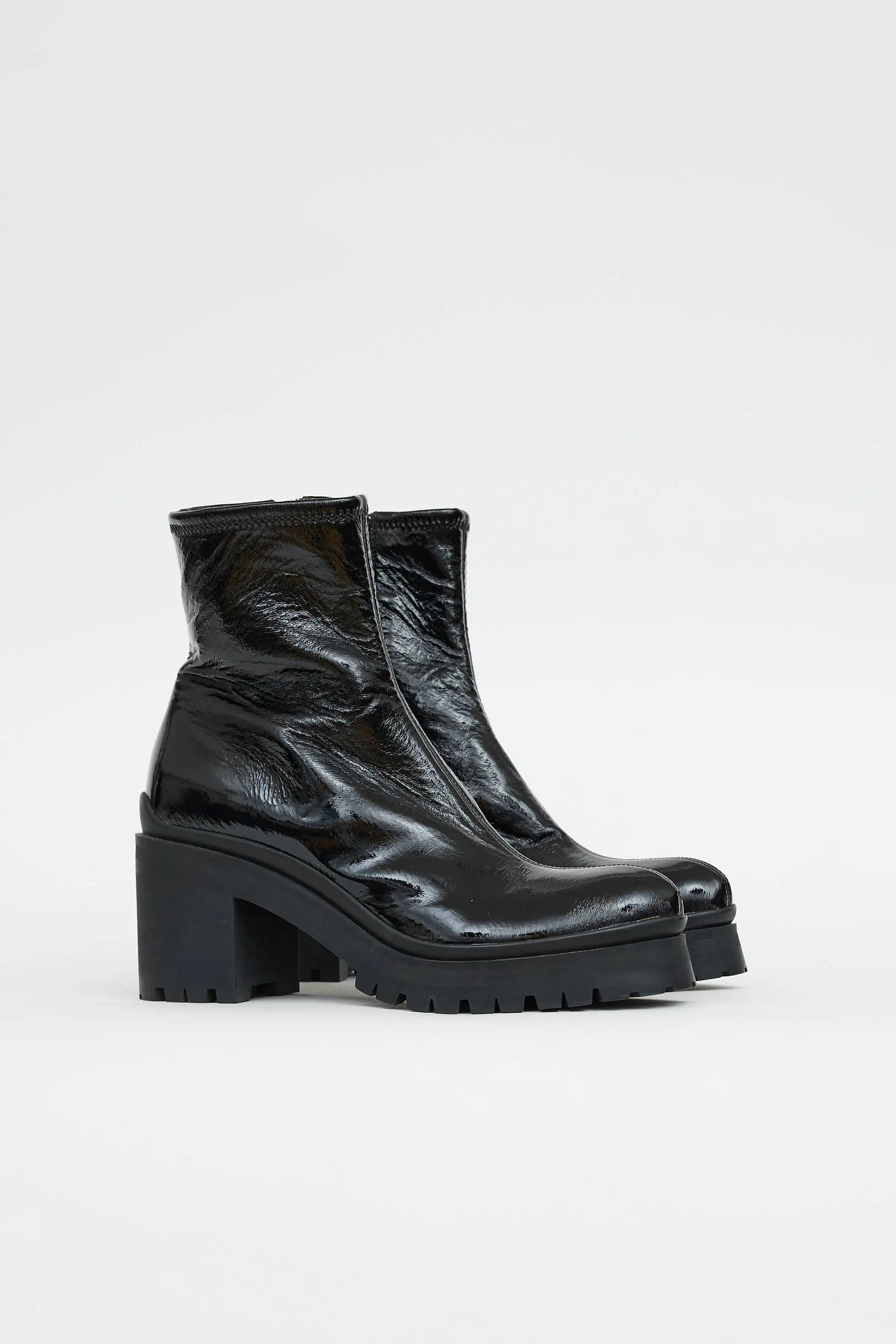 Patent Stretch Ankle Boot sold by VSP Consignment product image thumbnail 2
