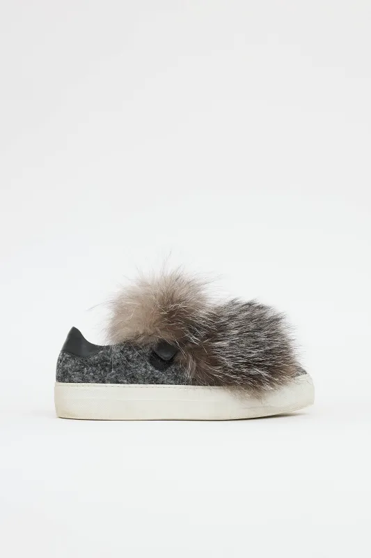 Lucie Fur Sneaker sold by VSP Consignment