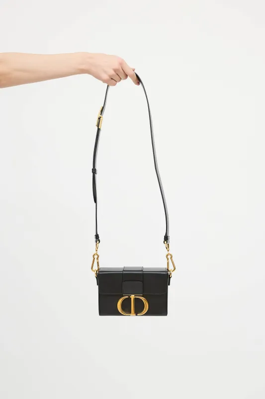 Leather 30 Montaigne Box Bag sold by VSP Consignment