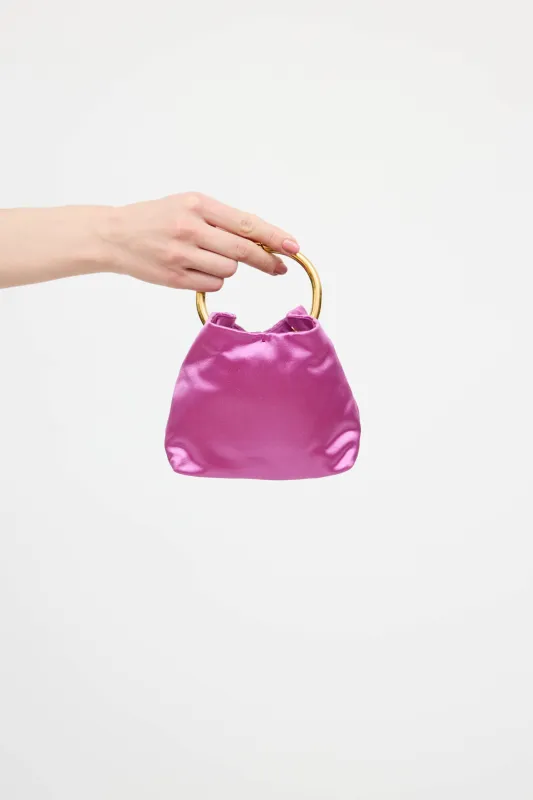 Satin Raso Wrist Bag sold by VSP Consignment