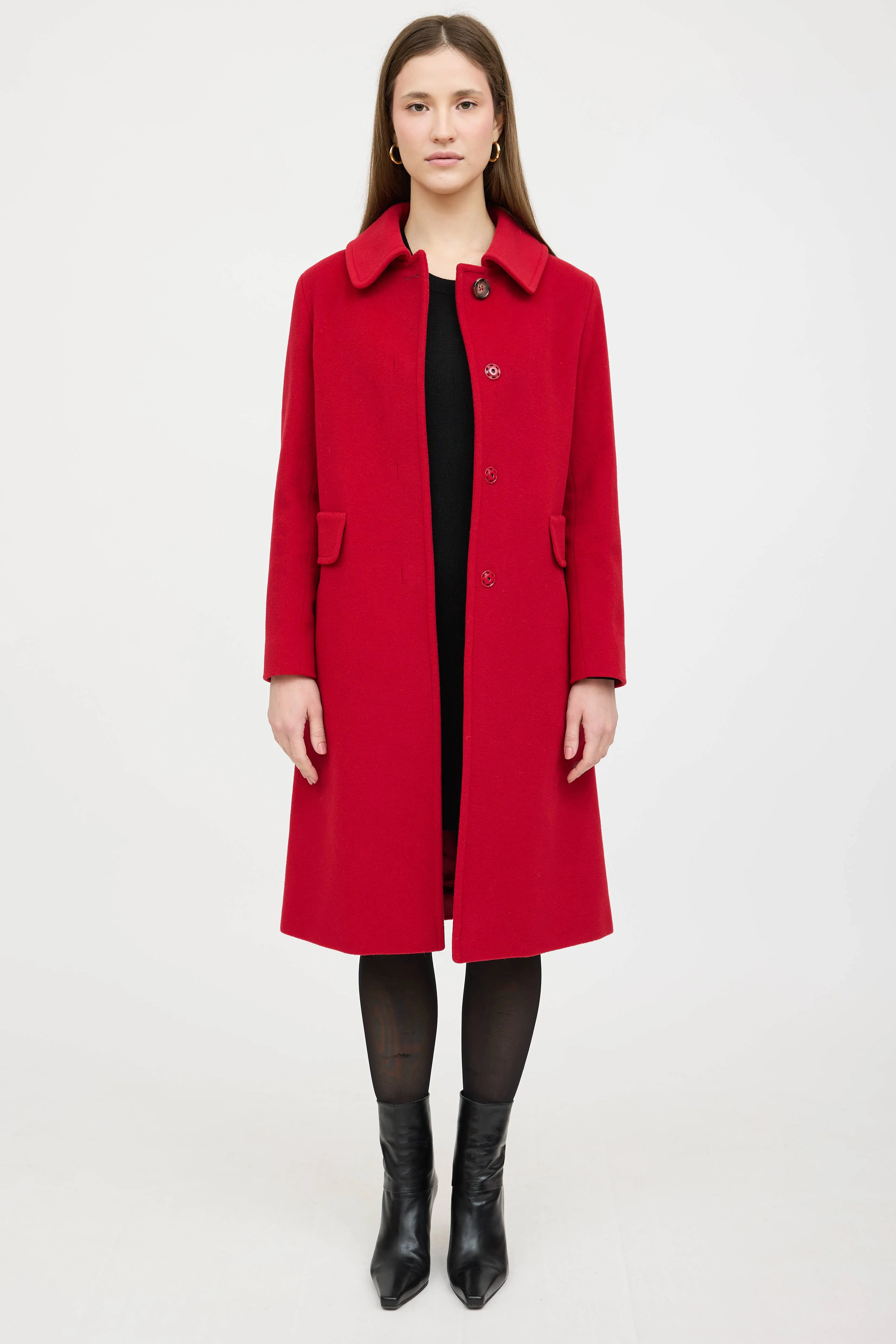 Wool Snap Coat sold by VSP Consignment product image thumbnail 5
