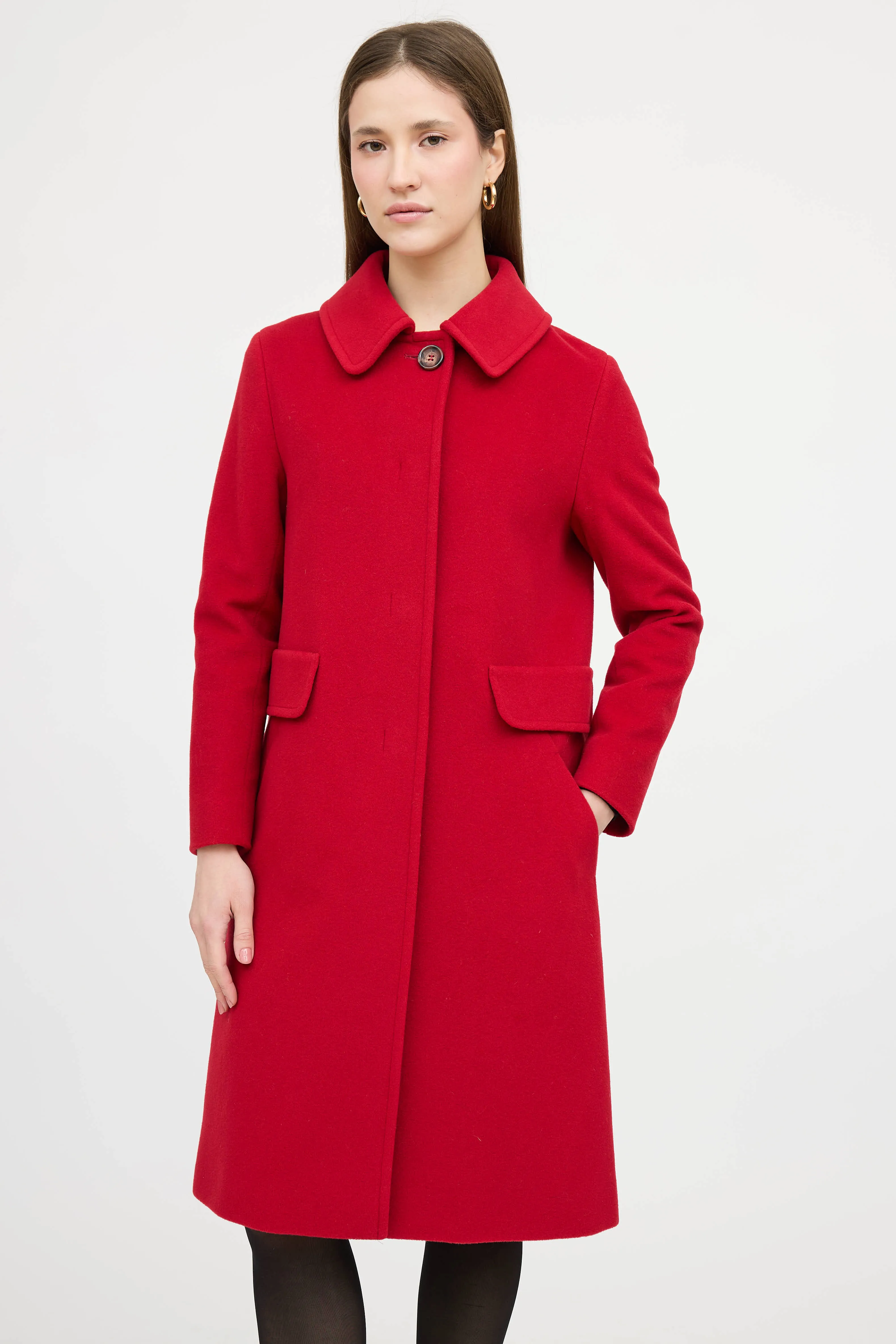 Wool Snap Coat sold by VSP Consignment product image thumbnail 2