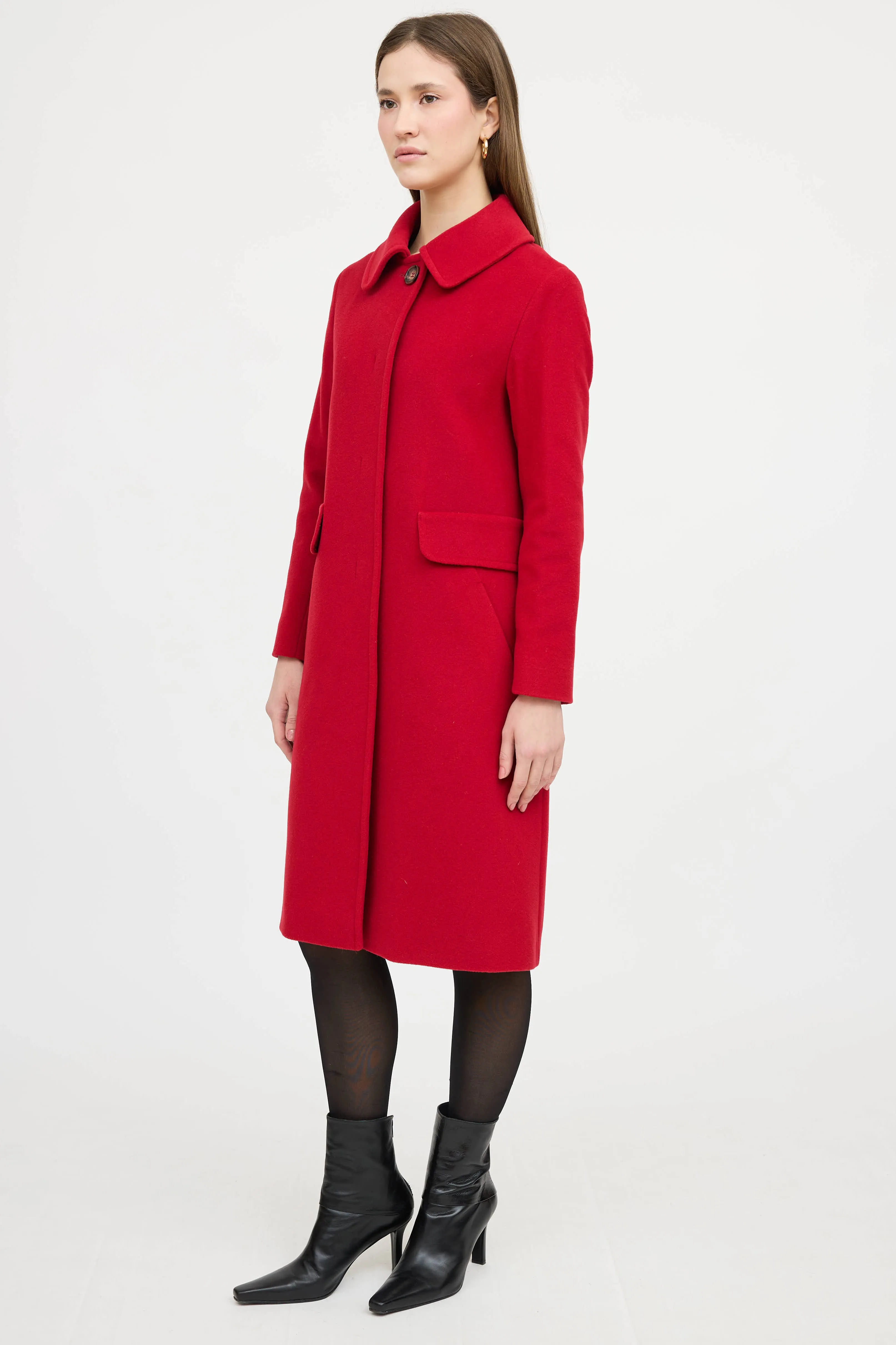Wool Snap Coat sold by VSP Consignment product image thumbnail 3