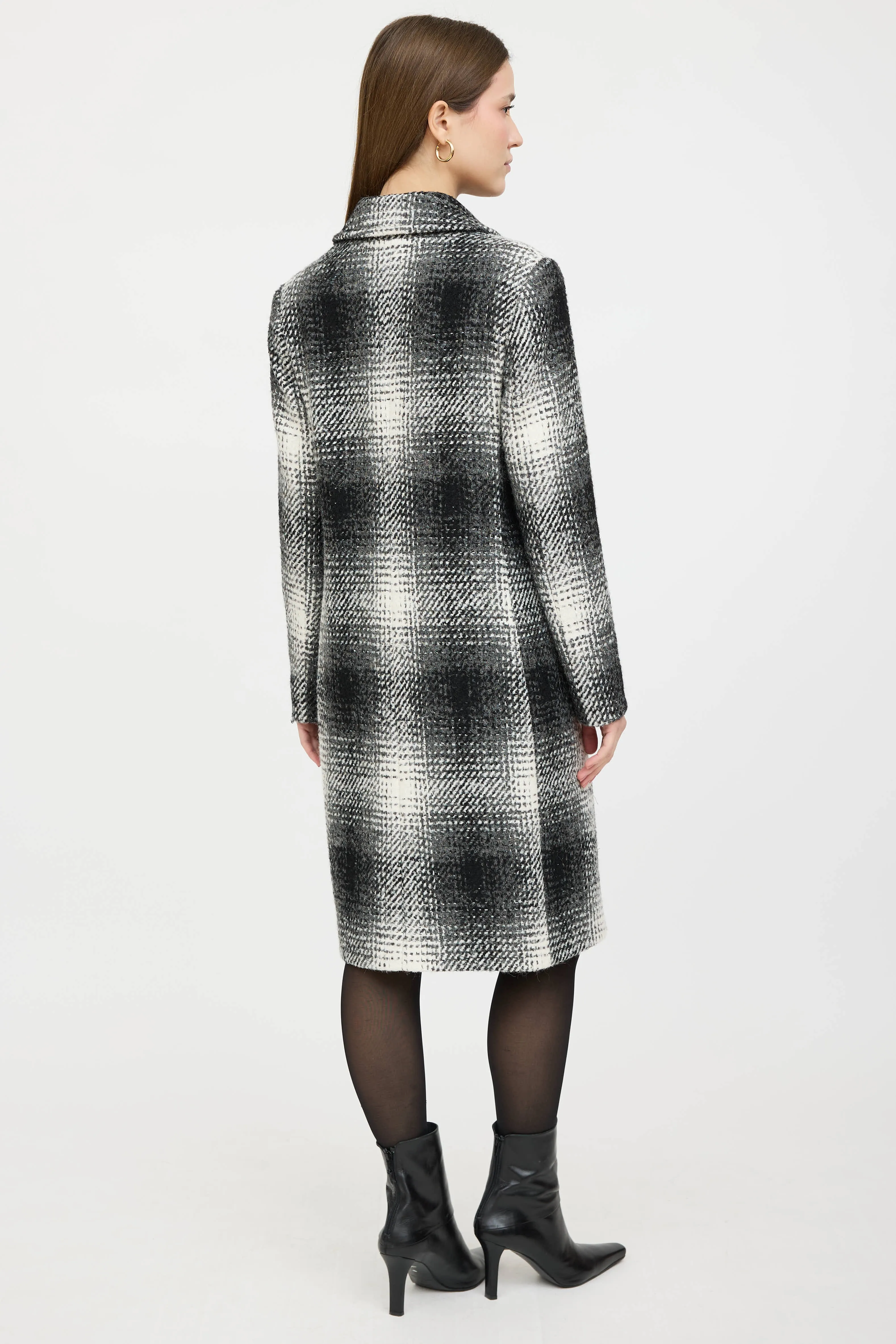 Plaid Woven Coat sold by VSP Consignment product image thumbnail 4