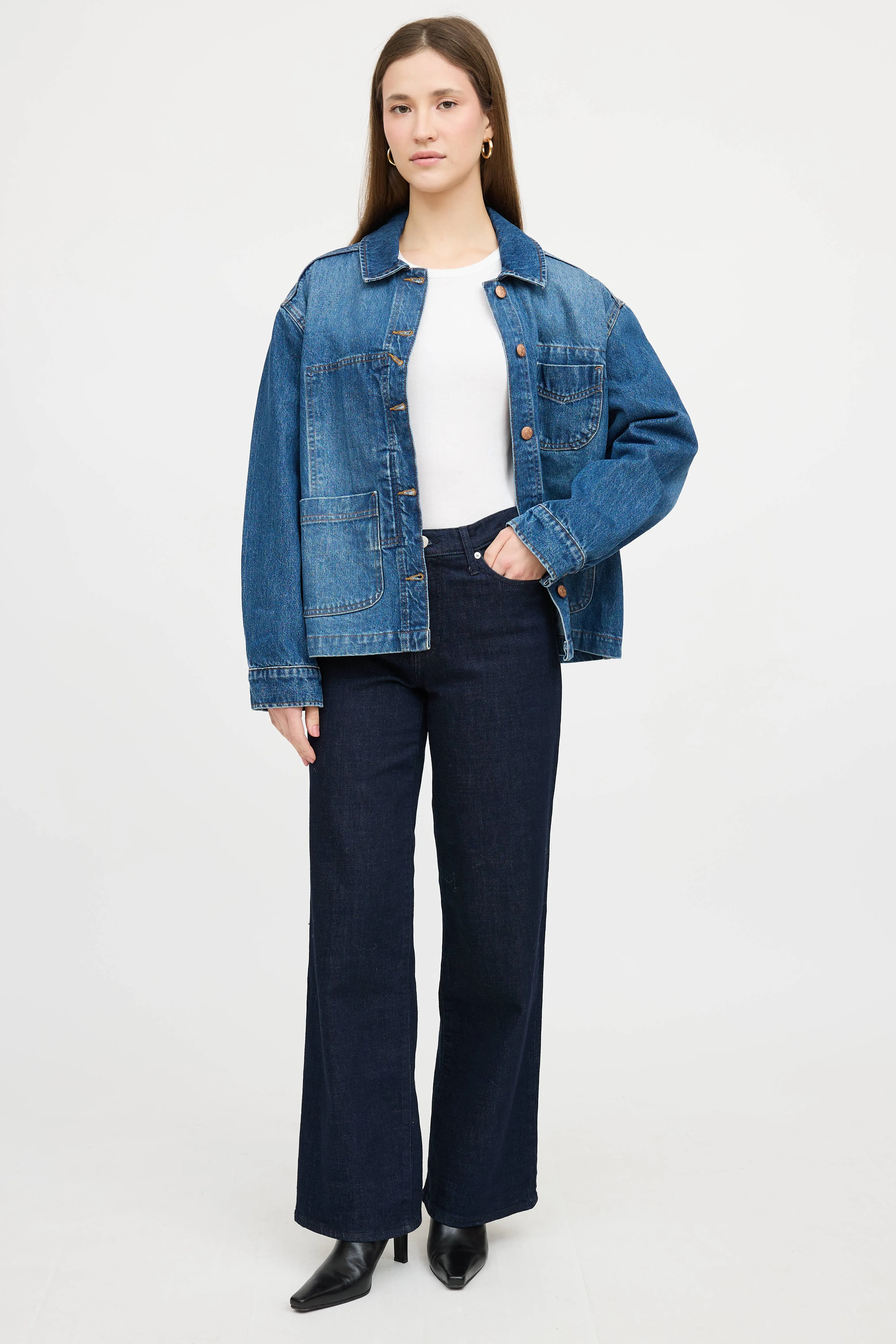 Denim Chore Jacket sold by VSP Consignment product image thumbnail 5