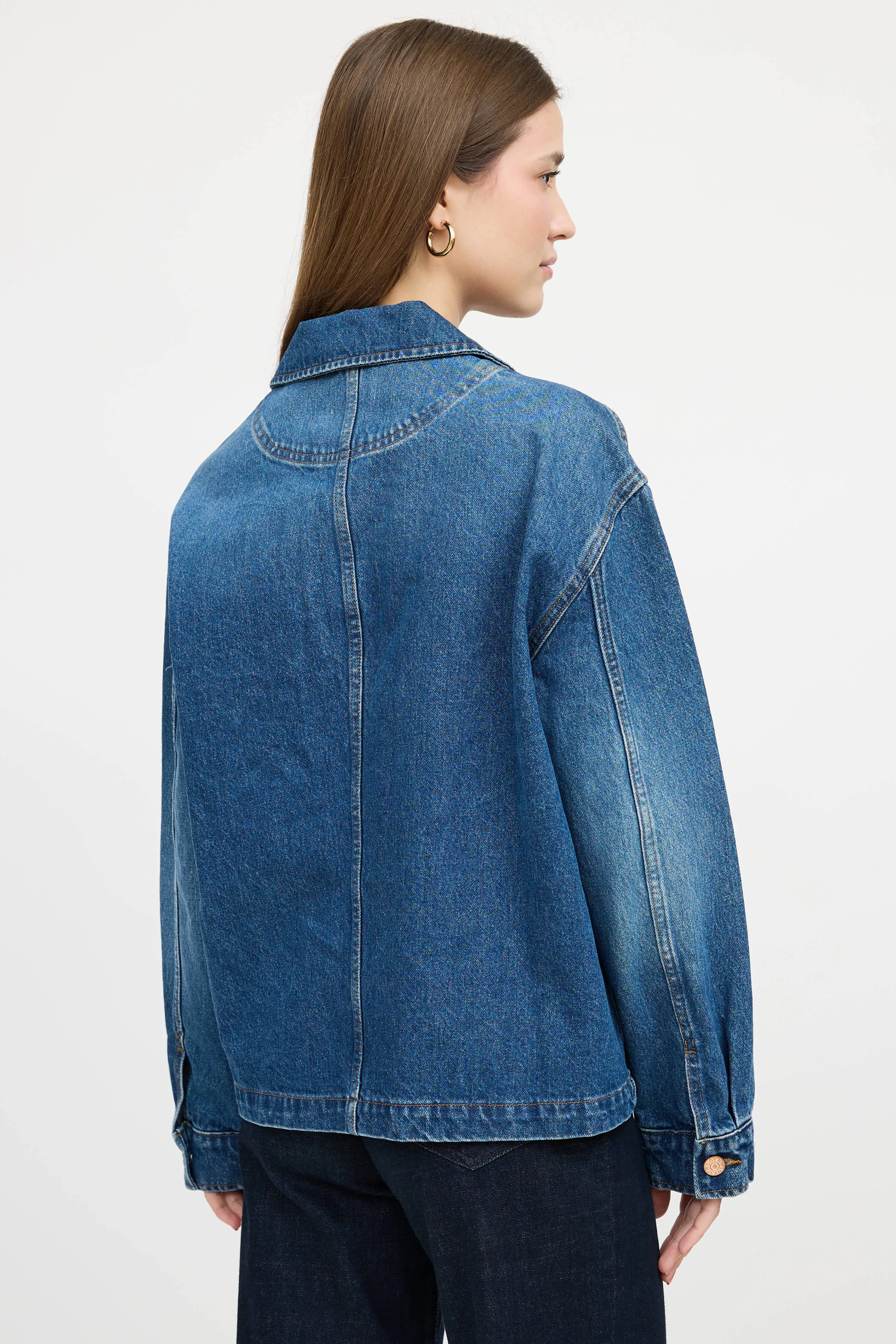 Denim Chore Jacket sold by VSP Consignment product image thumbnail 4