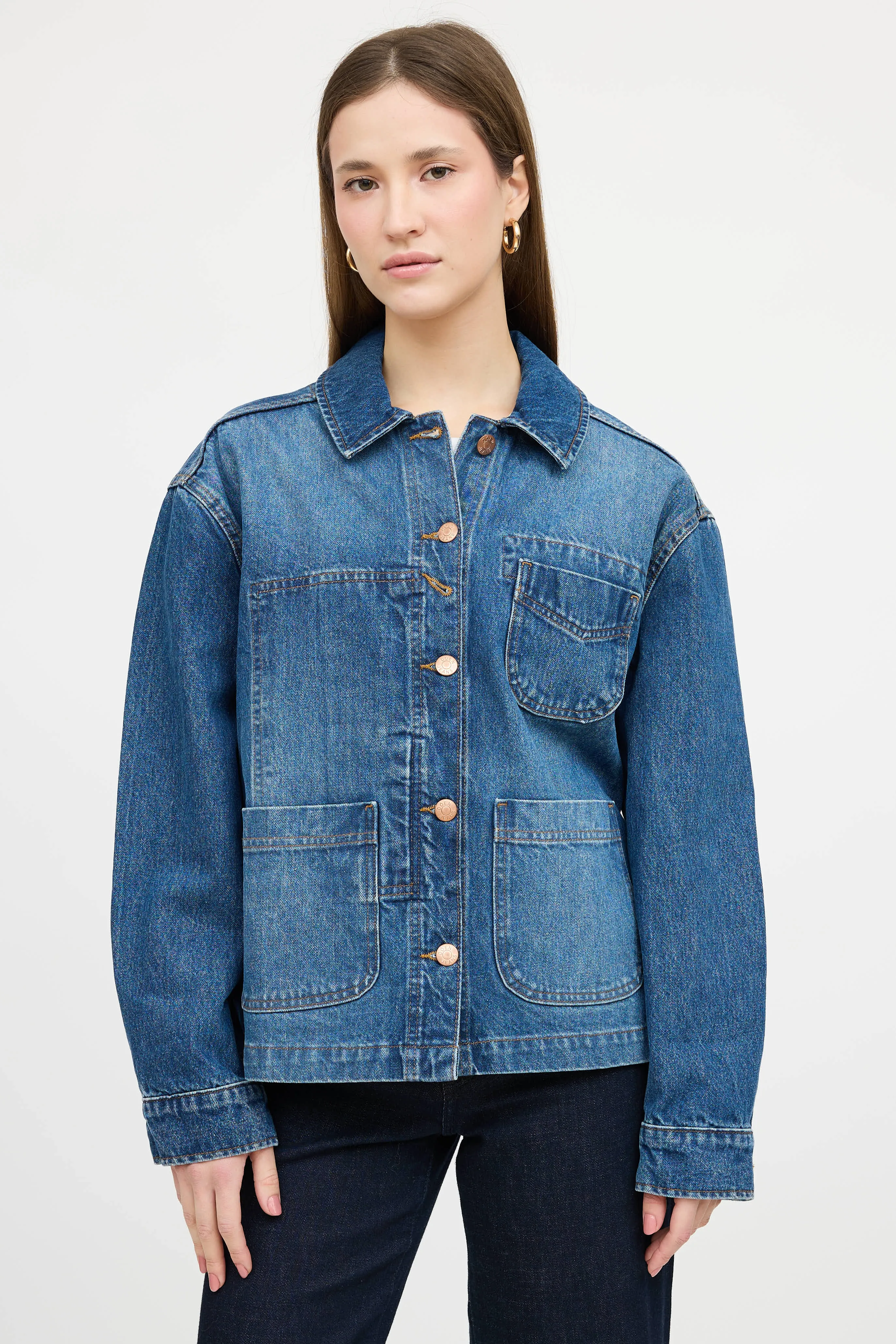 Denim Chore Jacket sold by VSP Consignment