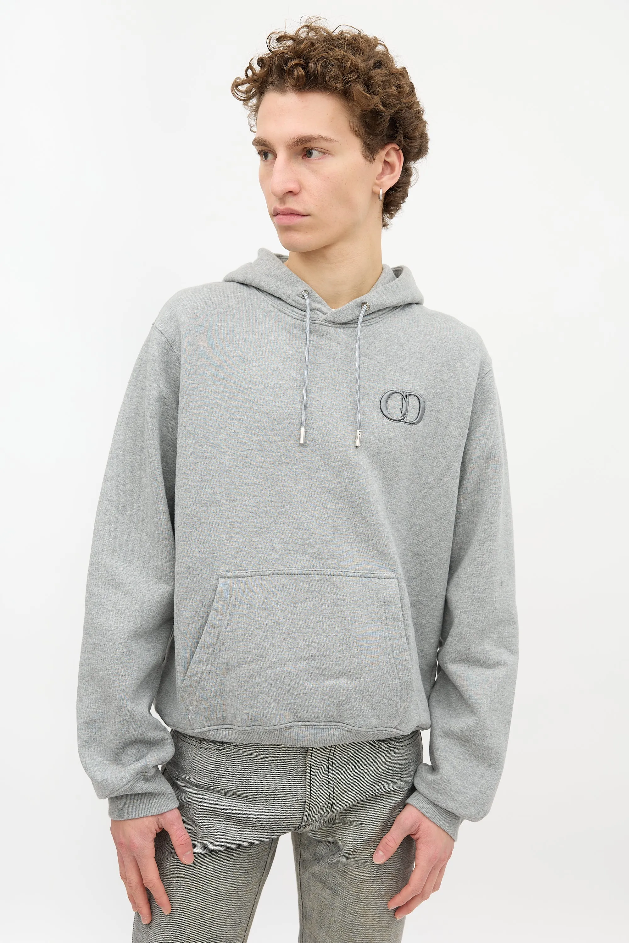 Embroidered Logo Hoodie sold by VSP Consignment
