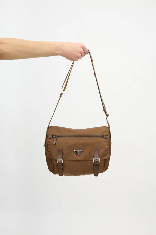 Tessuto Nylon Messenger Bag sold by VSP Consignment