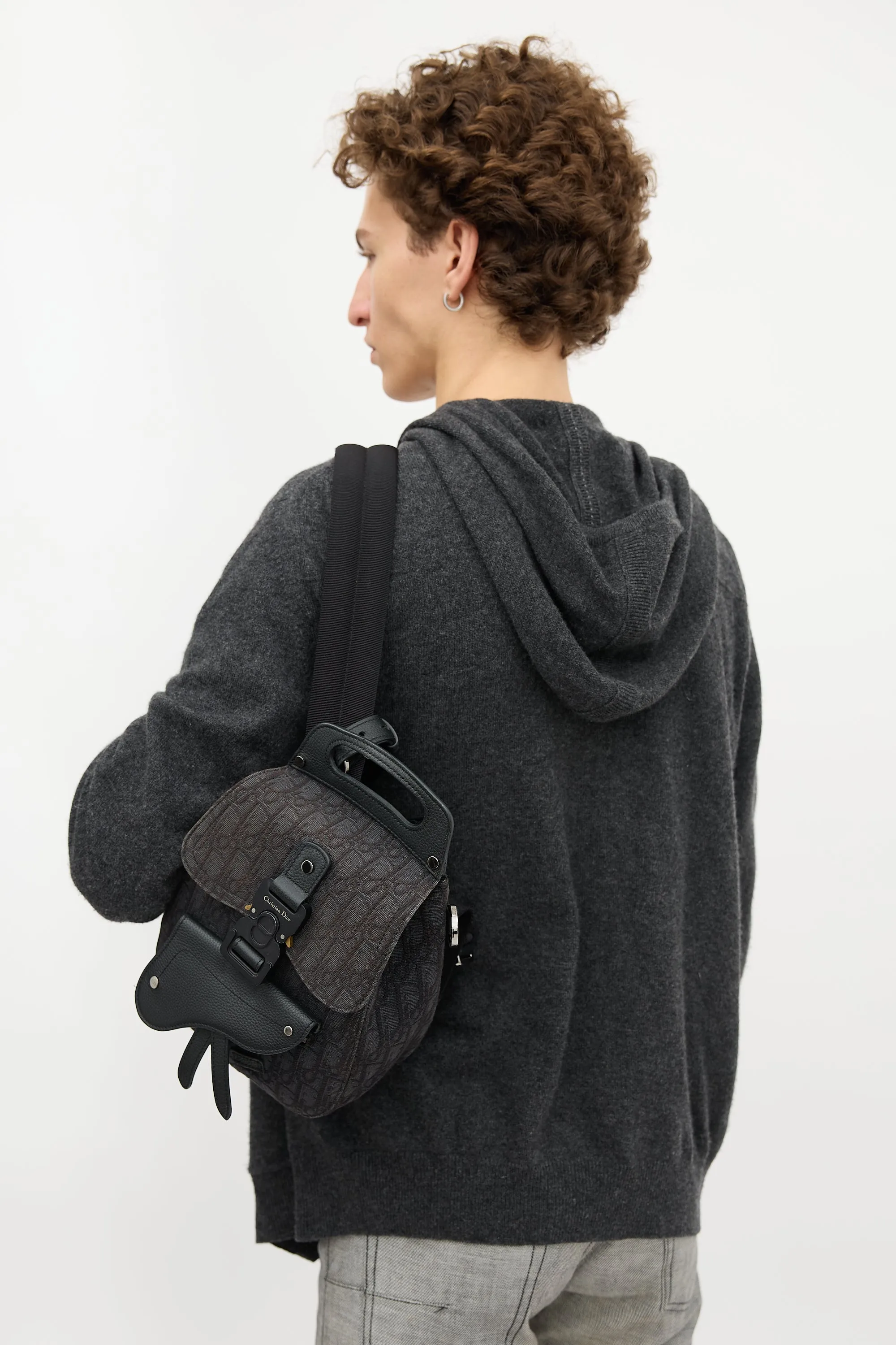 Oblique Mini Saddle Backpack sold by VSP Consignment product image thumbnail 2