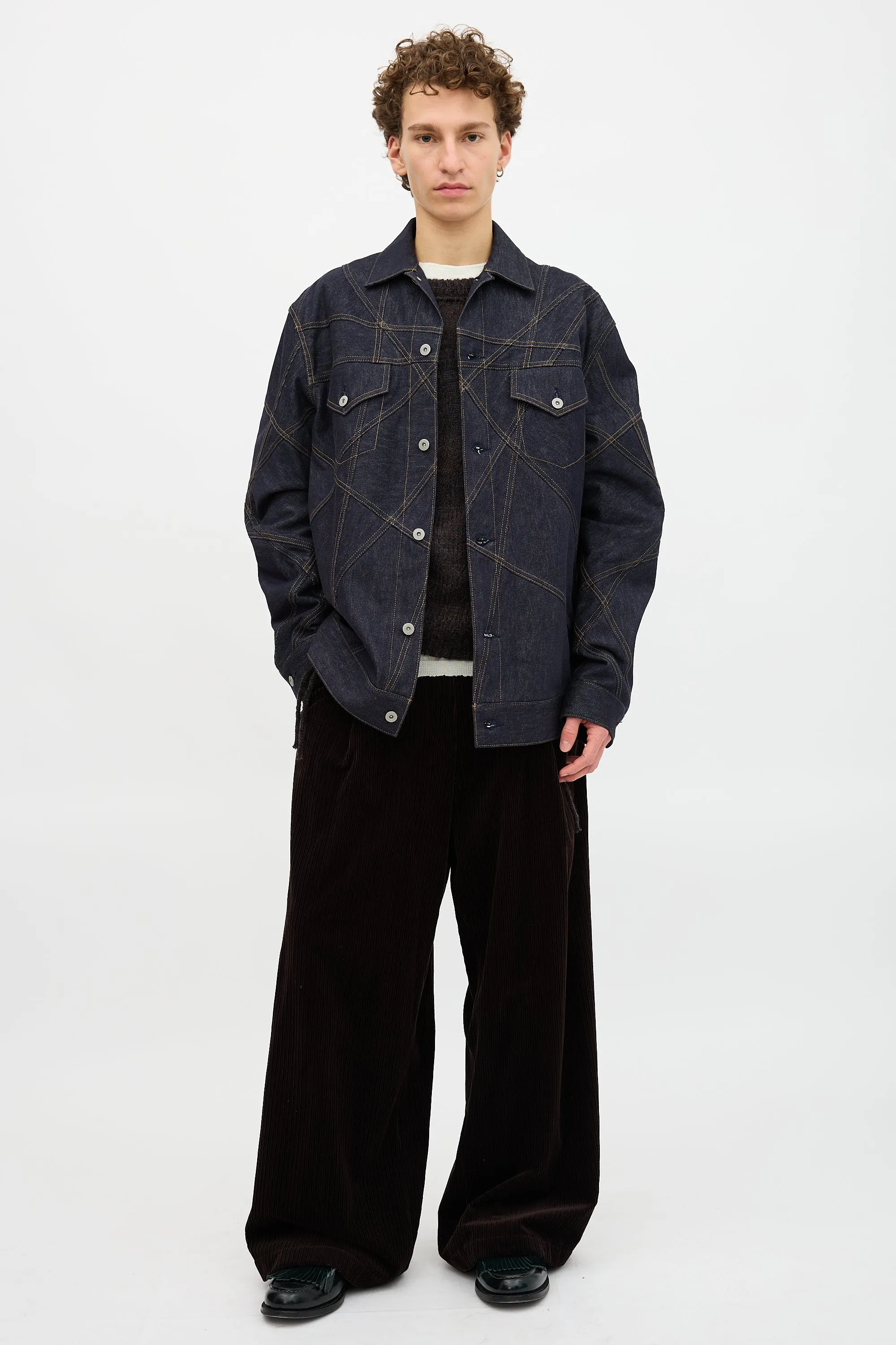 FW 2023 Patchwork Denim Jacket sold by VSP Consignment