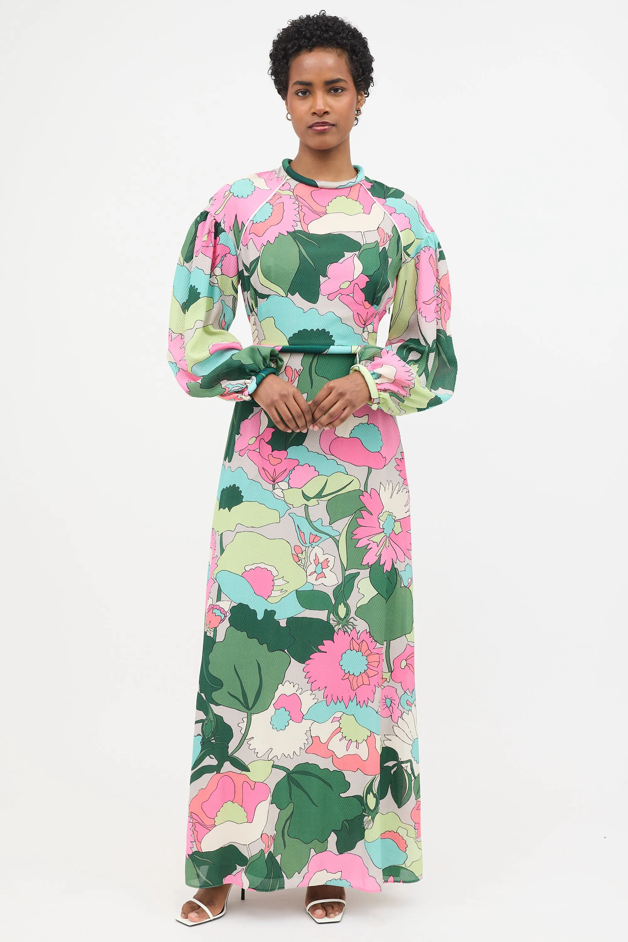 S/S 2020 Silk Floral Dress sold by VSP Consignment