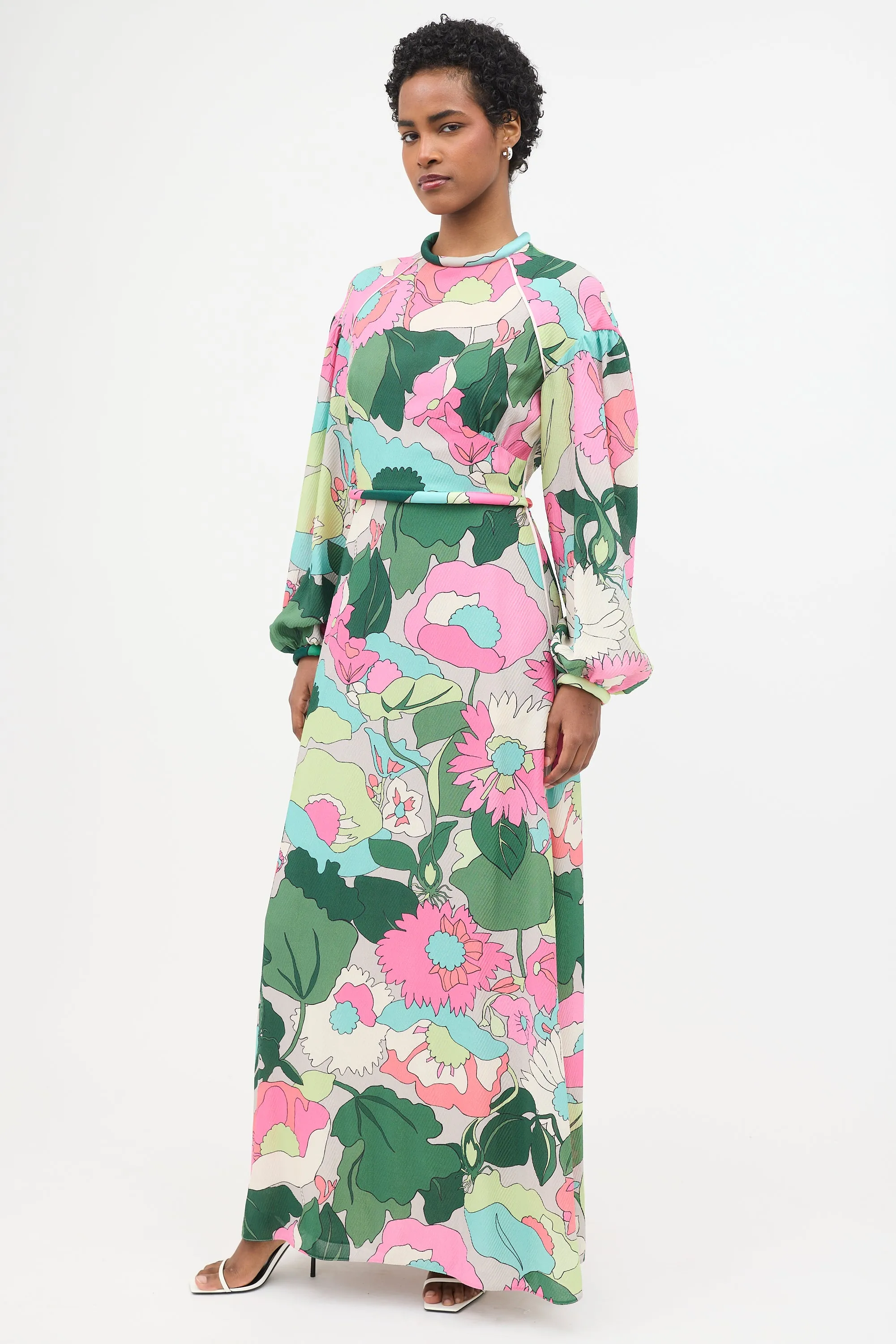 S/S 2020 Silk Floral Dress sold by VSP Consignment product image thumbnail 3