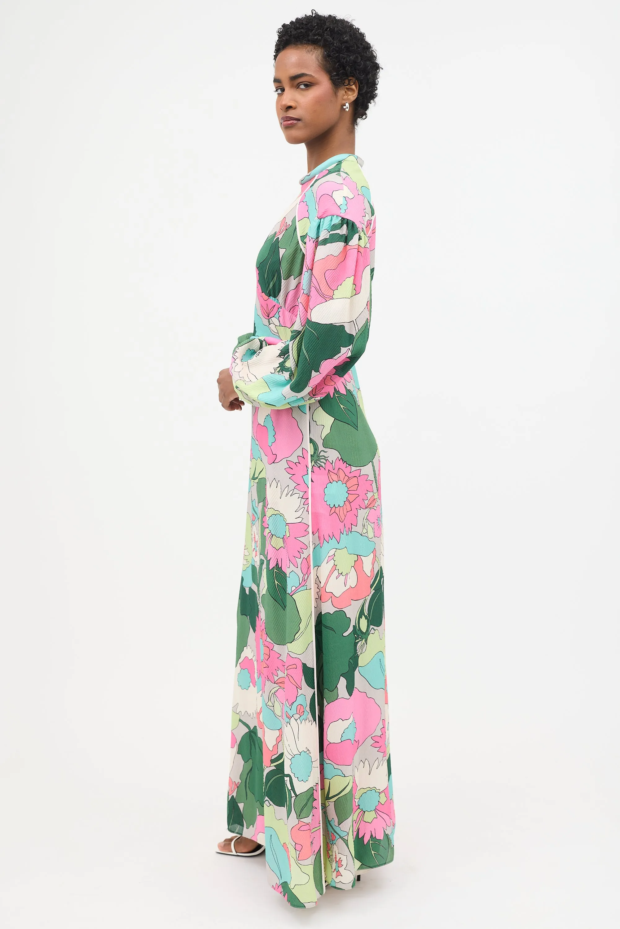 S/S 2020 Silk Floral Dress sold by VSP Consignment product image thumbnail 4