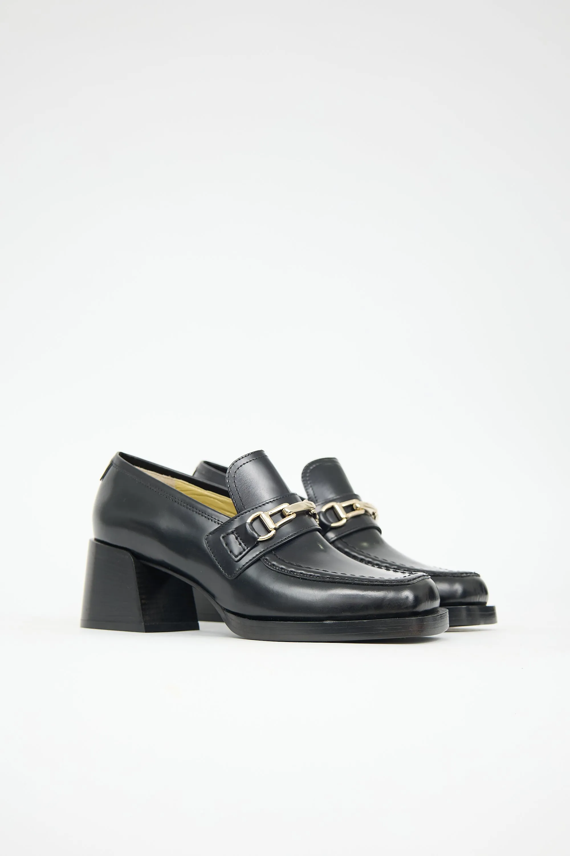 Leather Heeled Loafer sold by VSP Consignment product image thumbnail 2