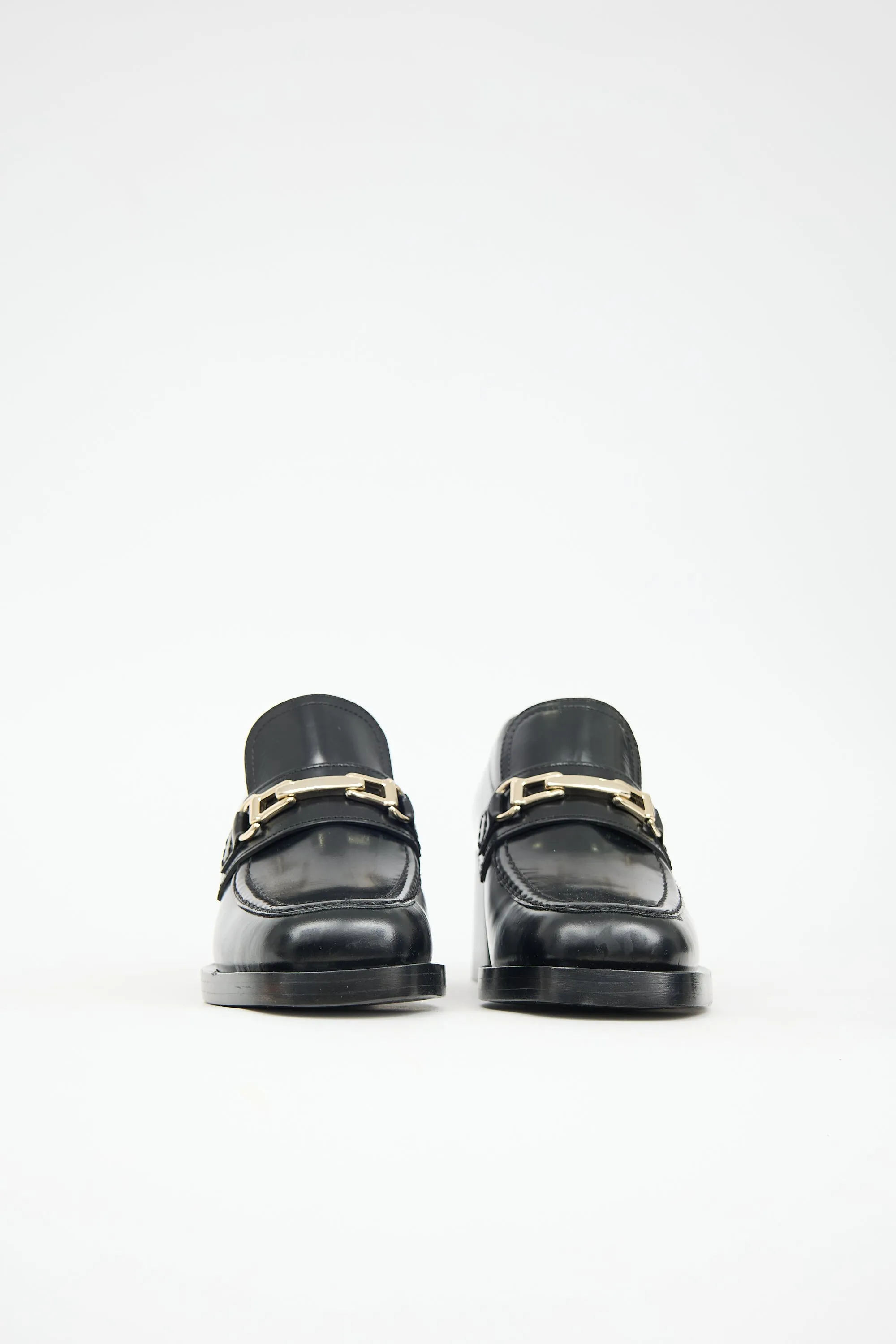 Leather Heeled Loafer sold by VSP Consignment product image thumbnail 3
