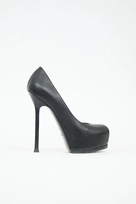 Leather Tribtoo Pump sold by VSP Consignment