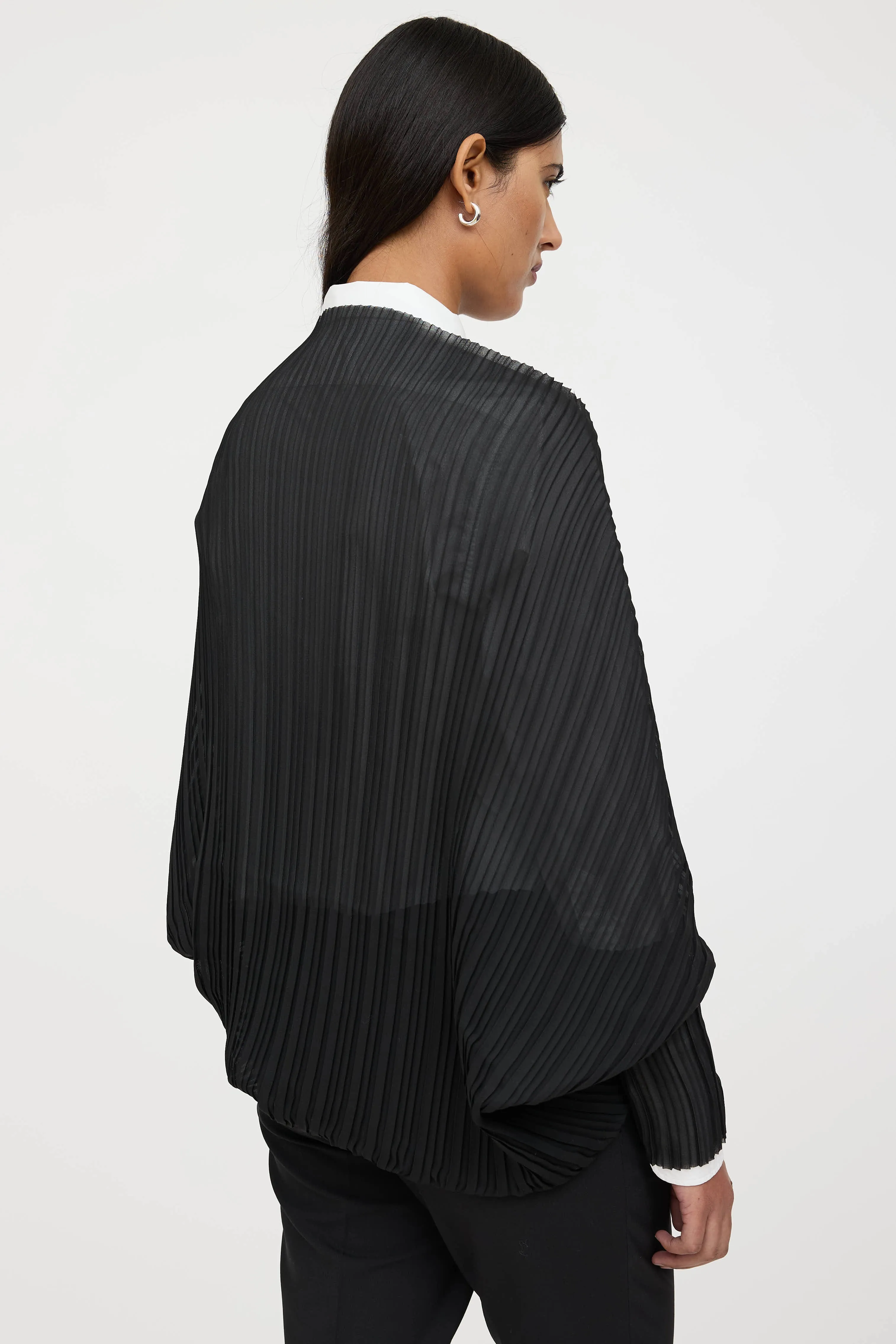 Vesuvio Pleated Cardigan sold by VSP Consignment product image thumbnail 4
