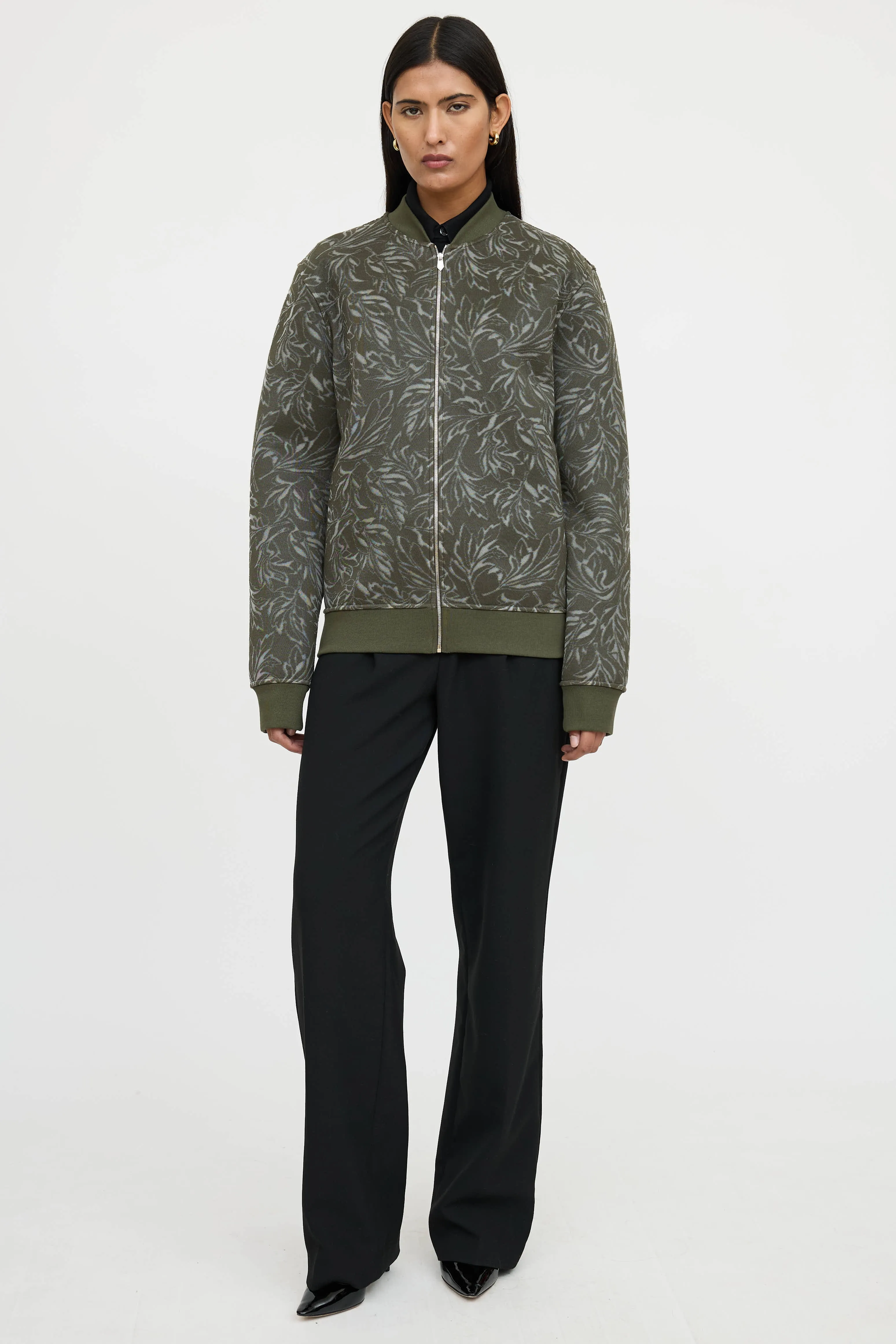 Jacquard Bomber Jacket sold by VSP Consignment product image thumbnail 5