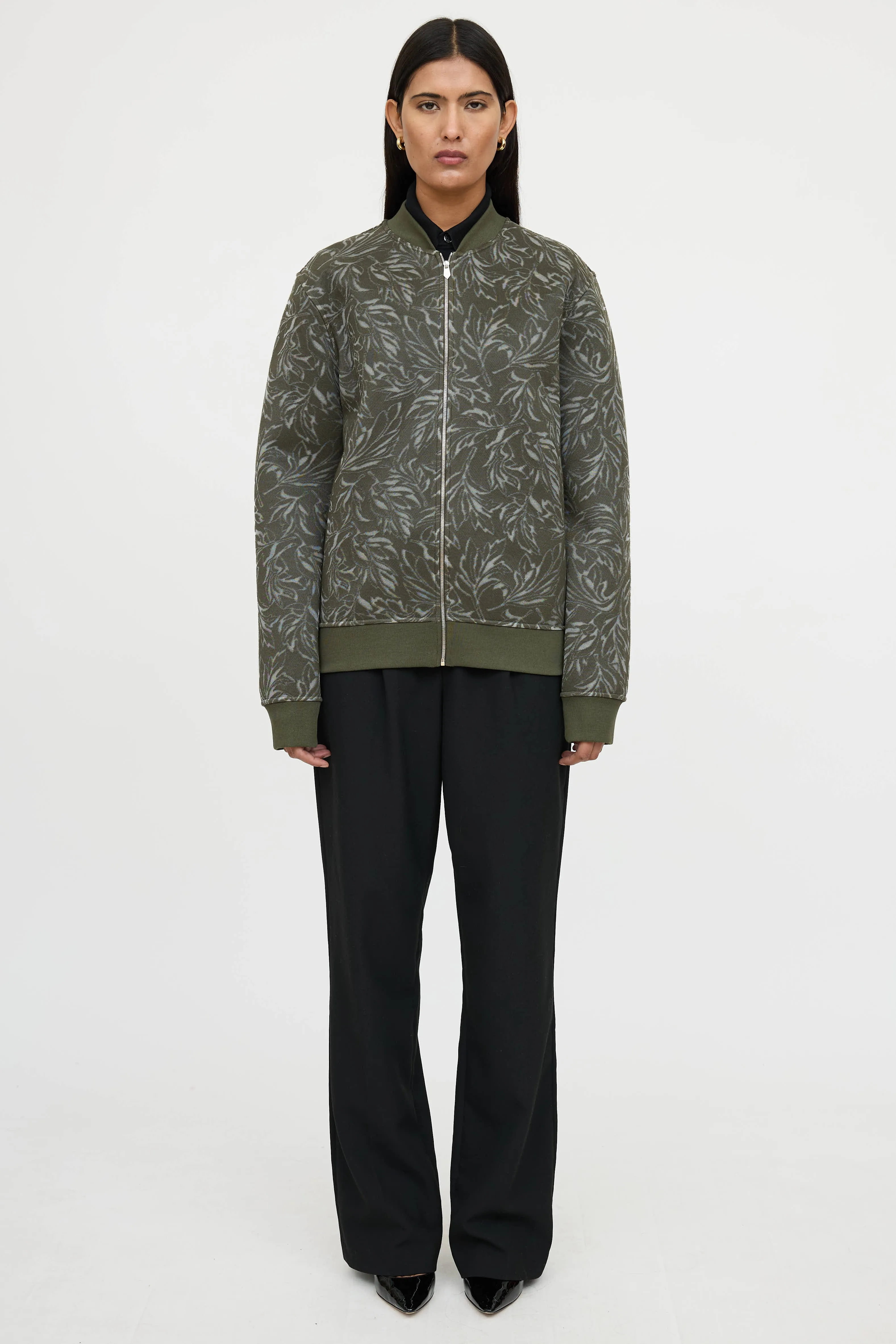 Jacquard Bomber Jacket sold by VSP Consignment product image thumbnail 2