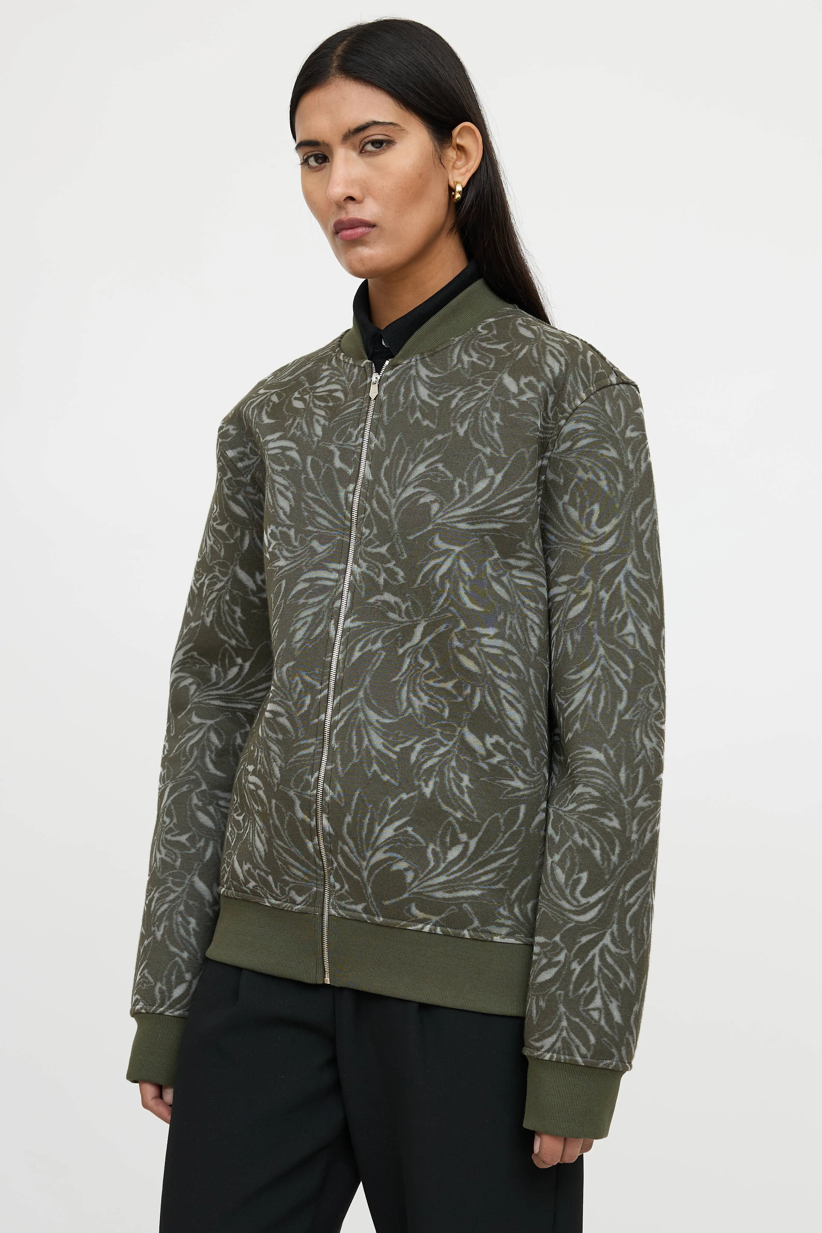 Jacquard Bomber Jacket sold by VSP Consignment product image thumbnail 3