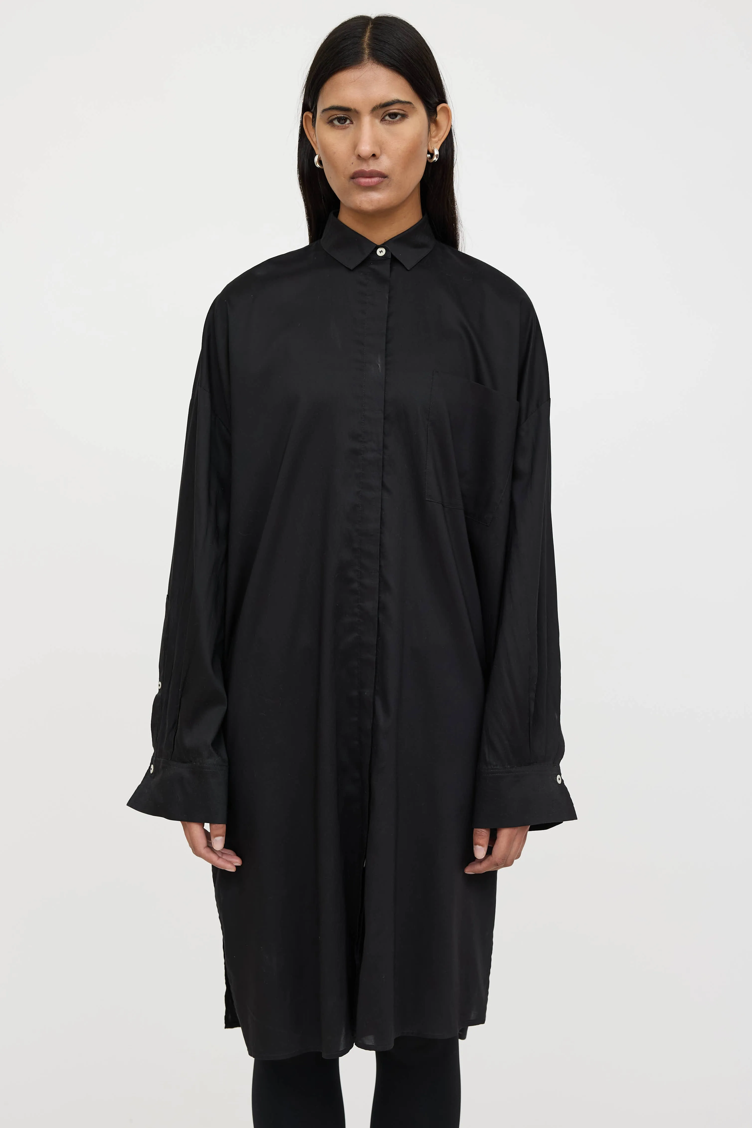 Sheer Shirt Dress sold by VSP Consignment product image thumbnail 2
