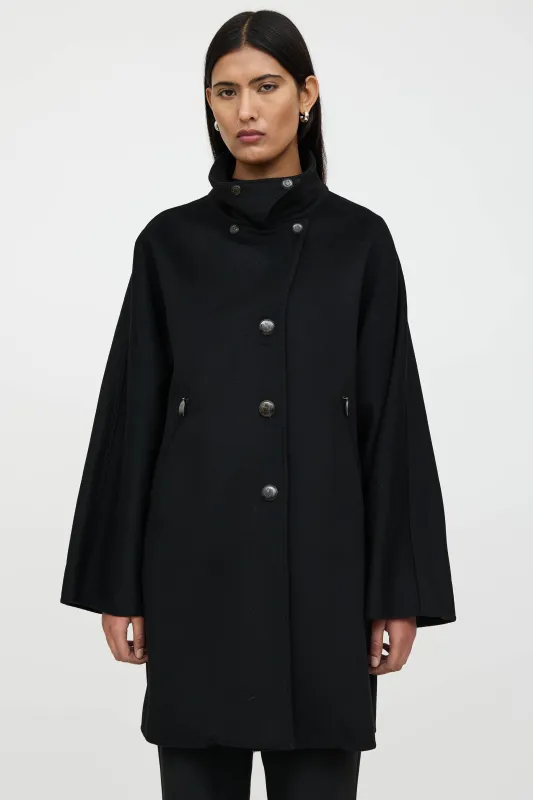 Wool Pointed Collar Coat sold by VSP Consignment