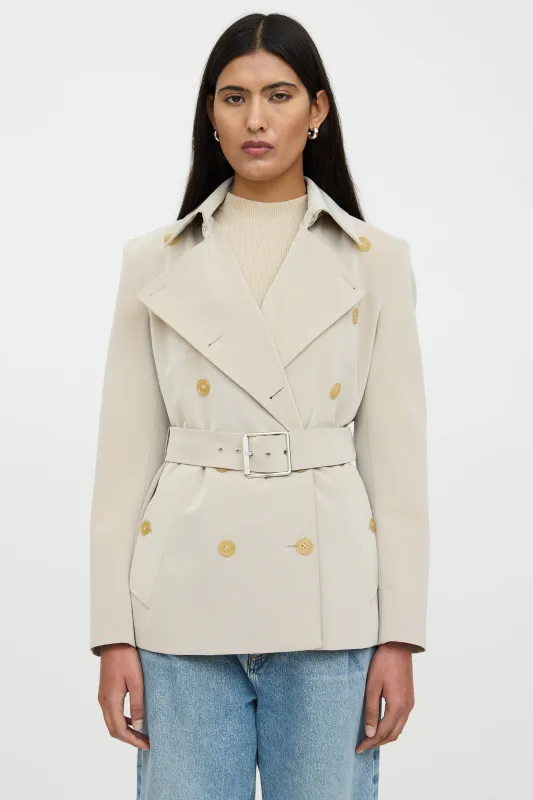 Double Breasted Belted Jacket sold by VSP Consignment