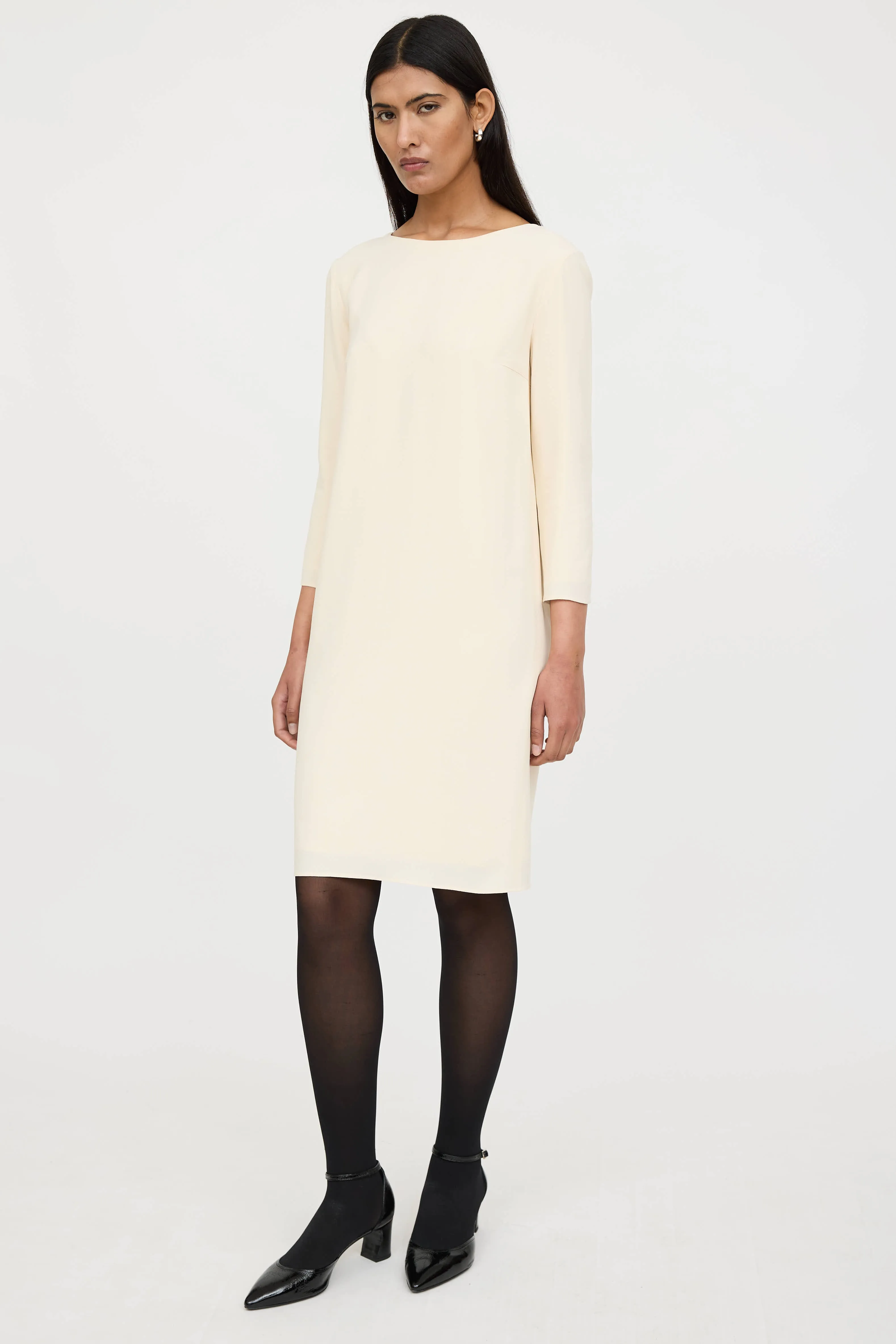 Crepe Darted Dress sold by VSP Consignment product image thumbnail 3