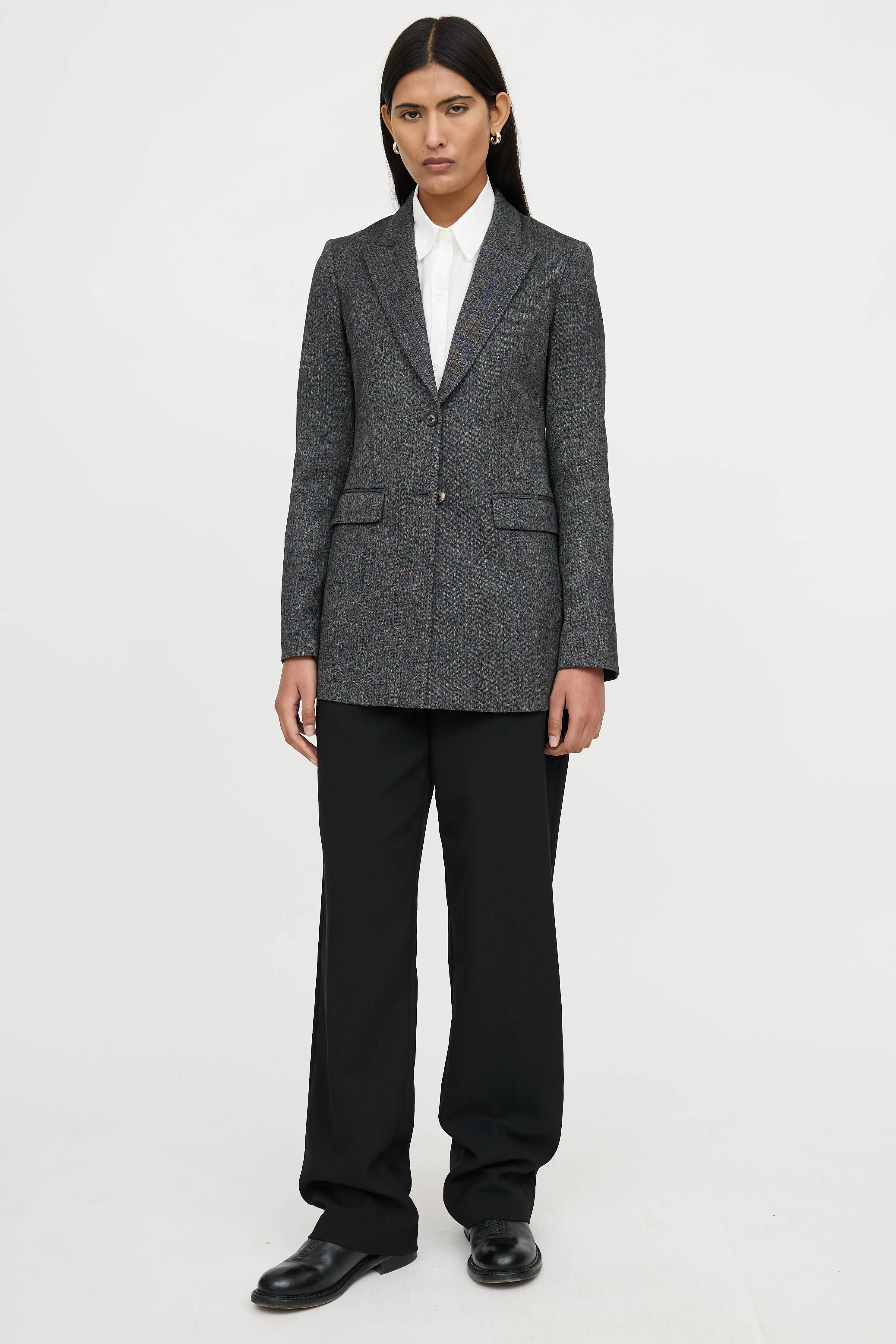 Wool Herringbone Blazer sold by VSP Consignment product image thumbnail 5