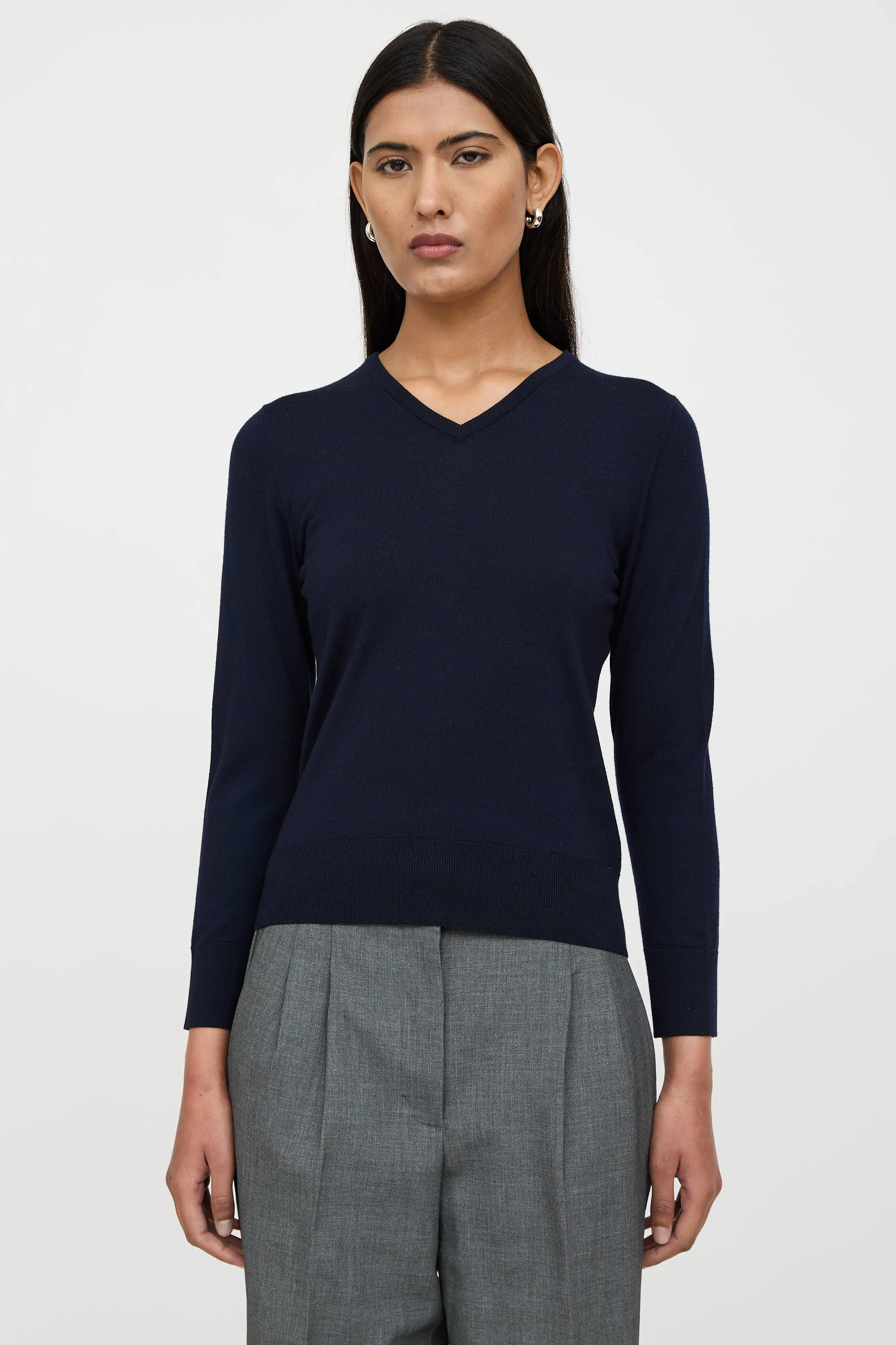 Wool V-Neck Sweater sold by VSP Consignment