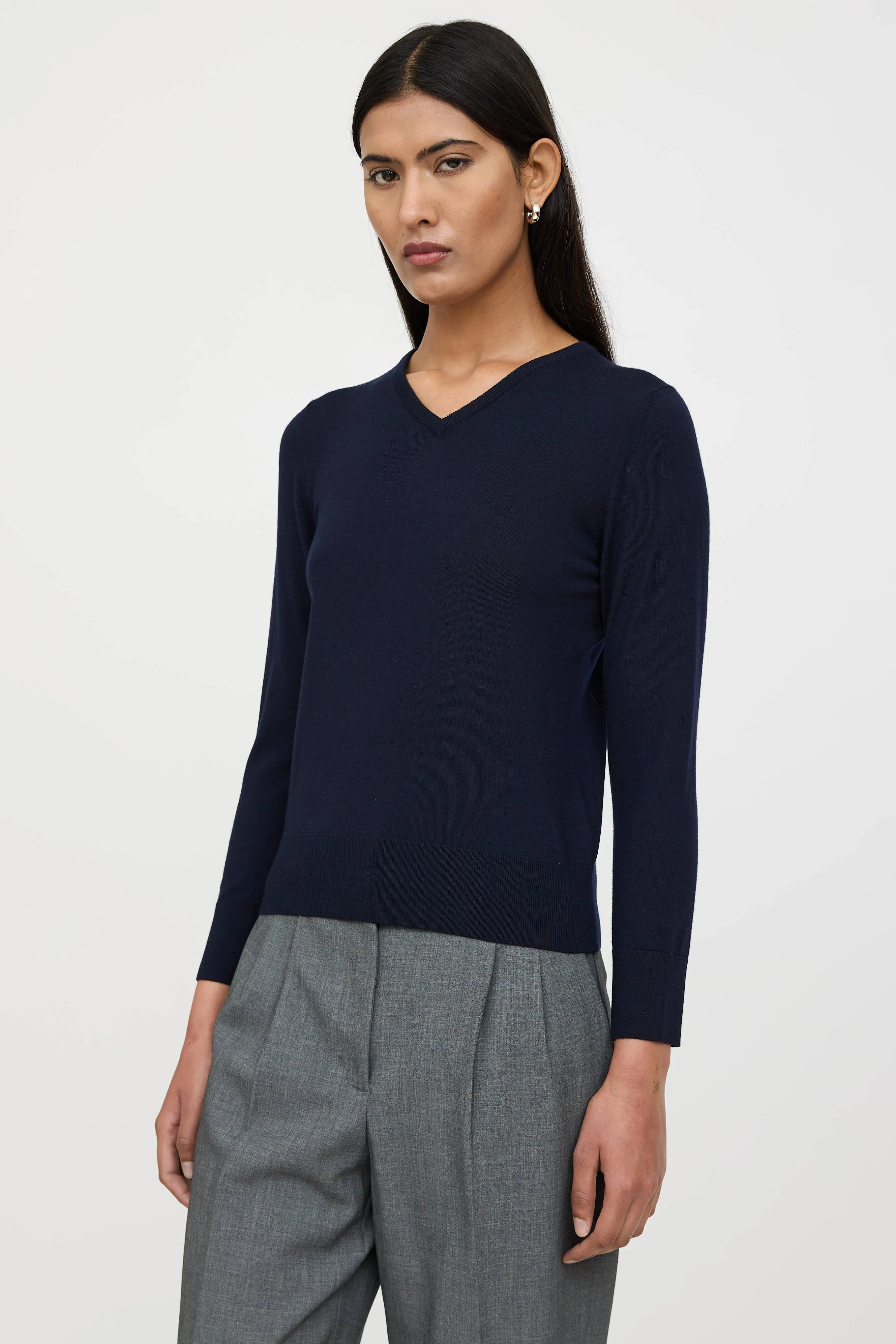 Wool V-Neck Sweater sold by VSP Consignment product image thumbnail 3