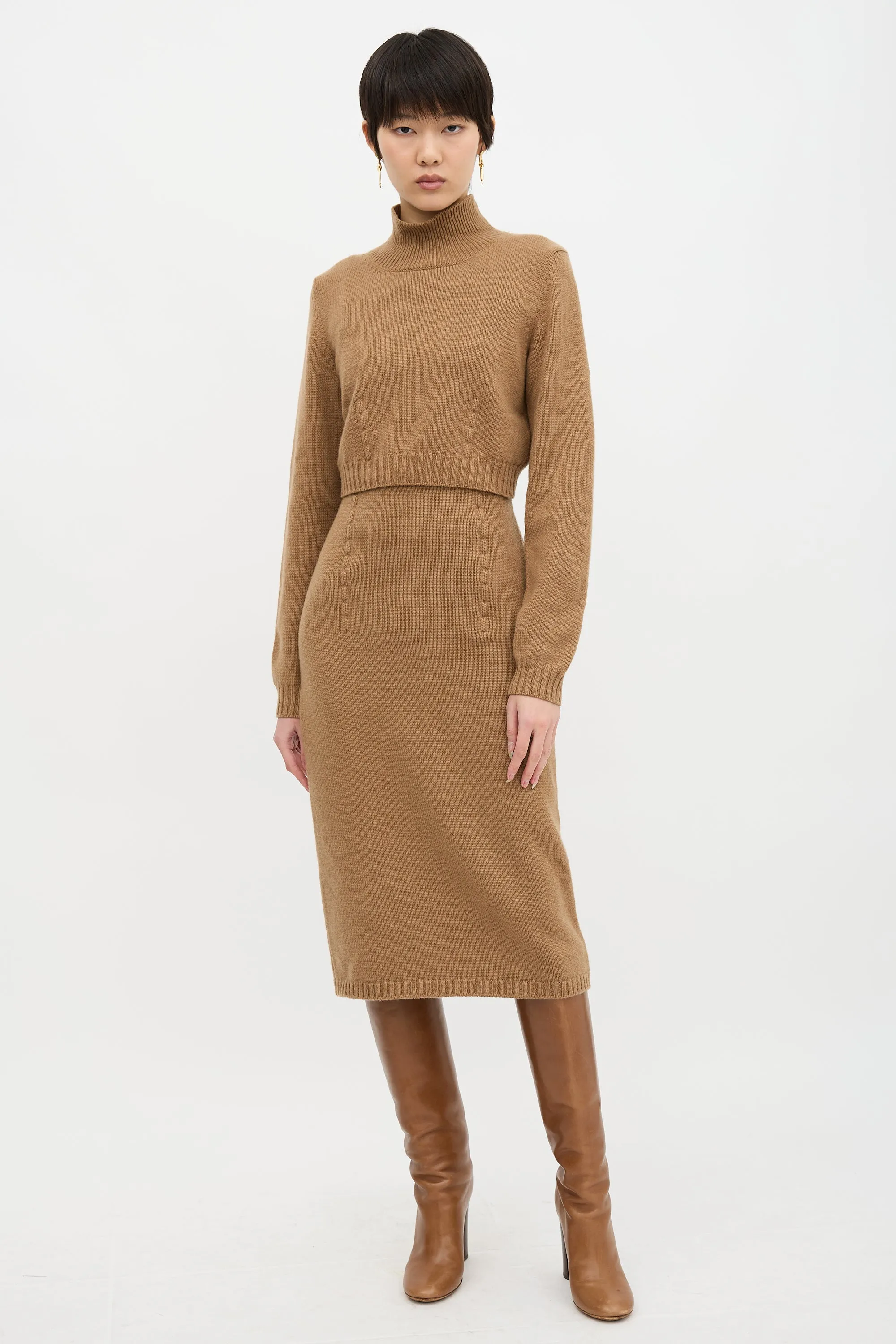 Cashmere Midi Skirt sold by VSP Consignment product image thumbnail 2