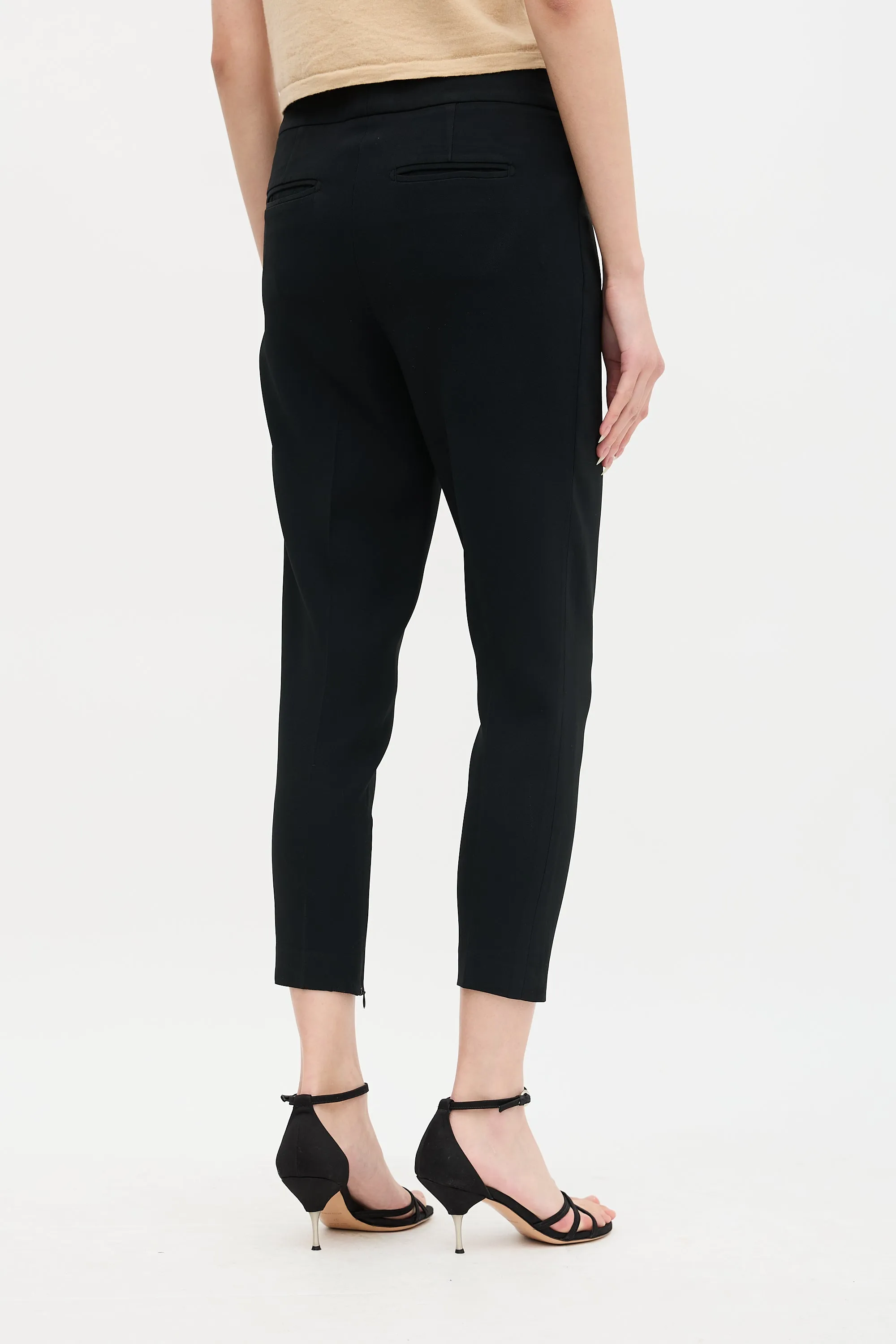 Tapered Leg Cropped Trouser sold by VSP Consignment product image thumbnail 4
