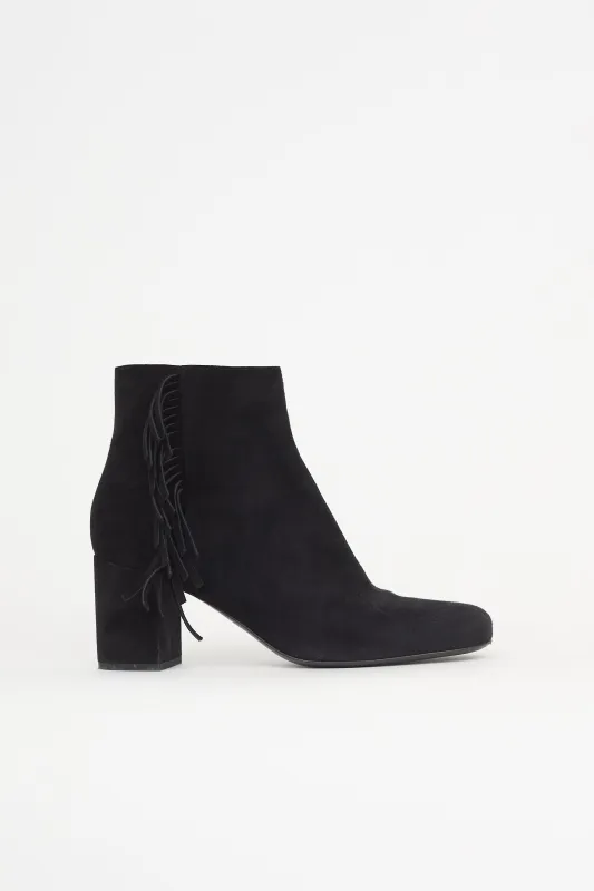 Suede Babies 70 Fringe Boot sold by VSP Consignment