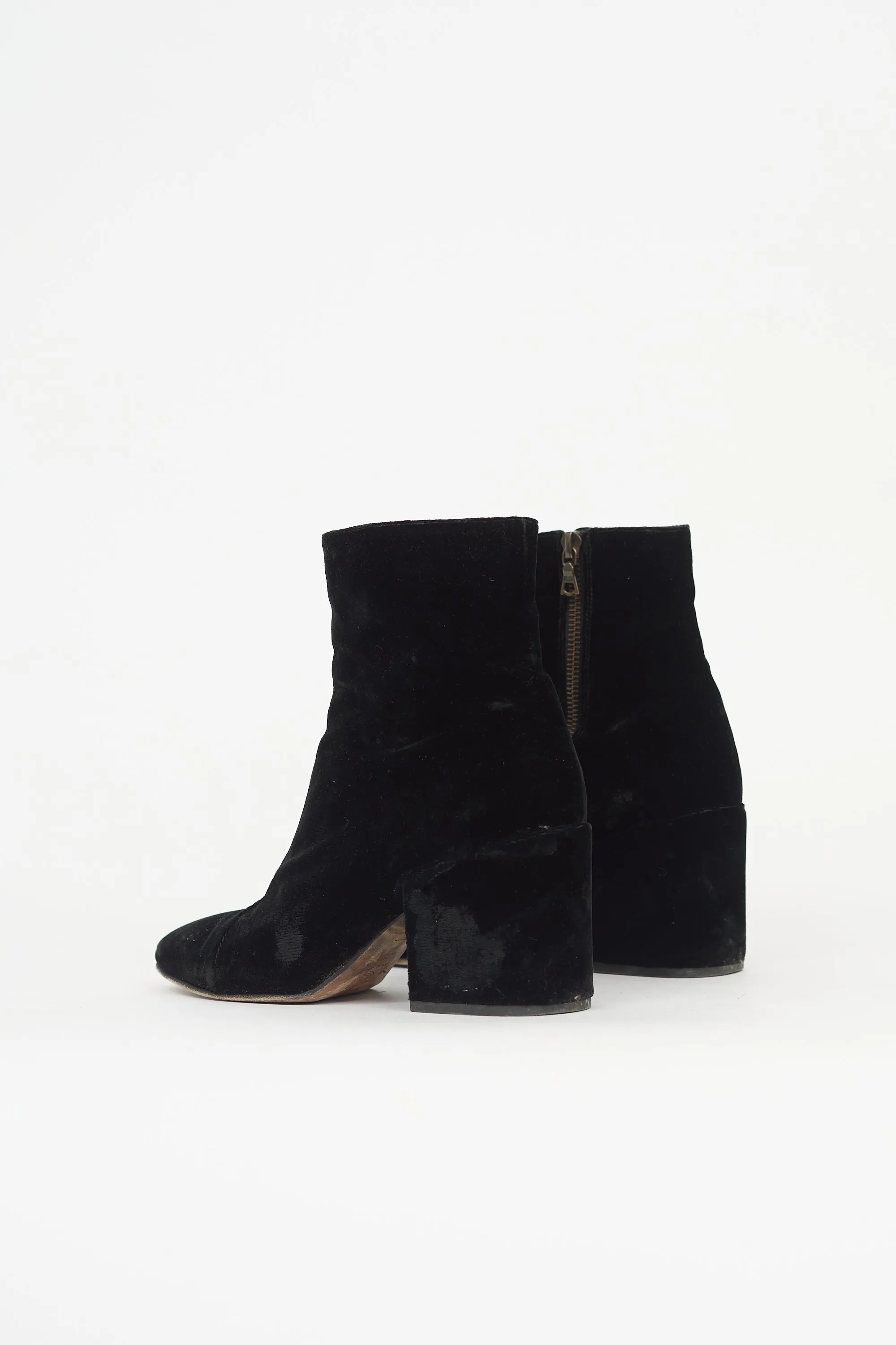 Velvet Ankle Boot sold by VSP Consignment product image thumbnail 4