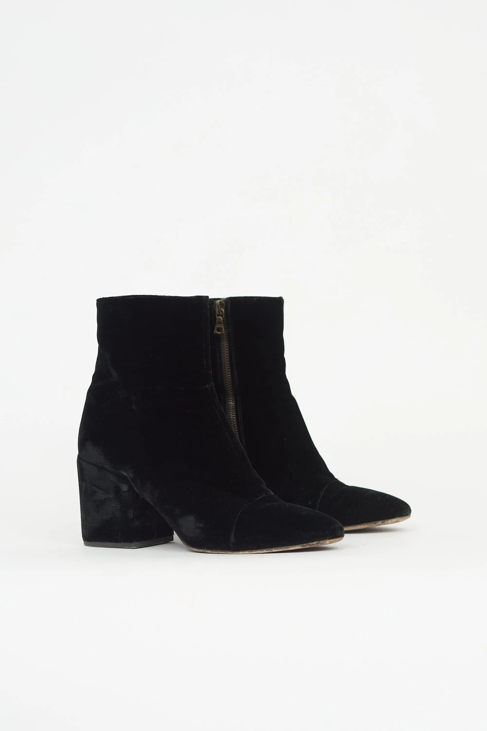 Velvet Ankle Boot sold by VSP Consignment product image thumbnail 2