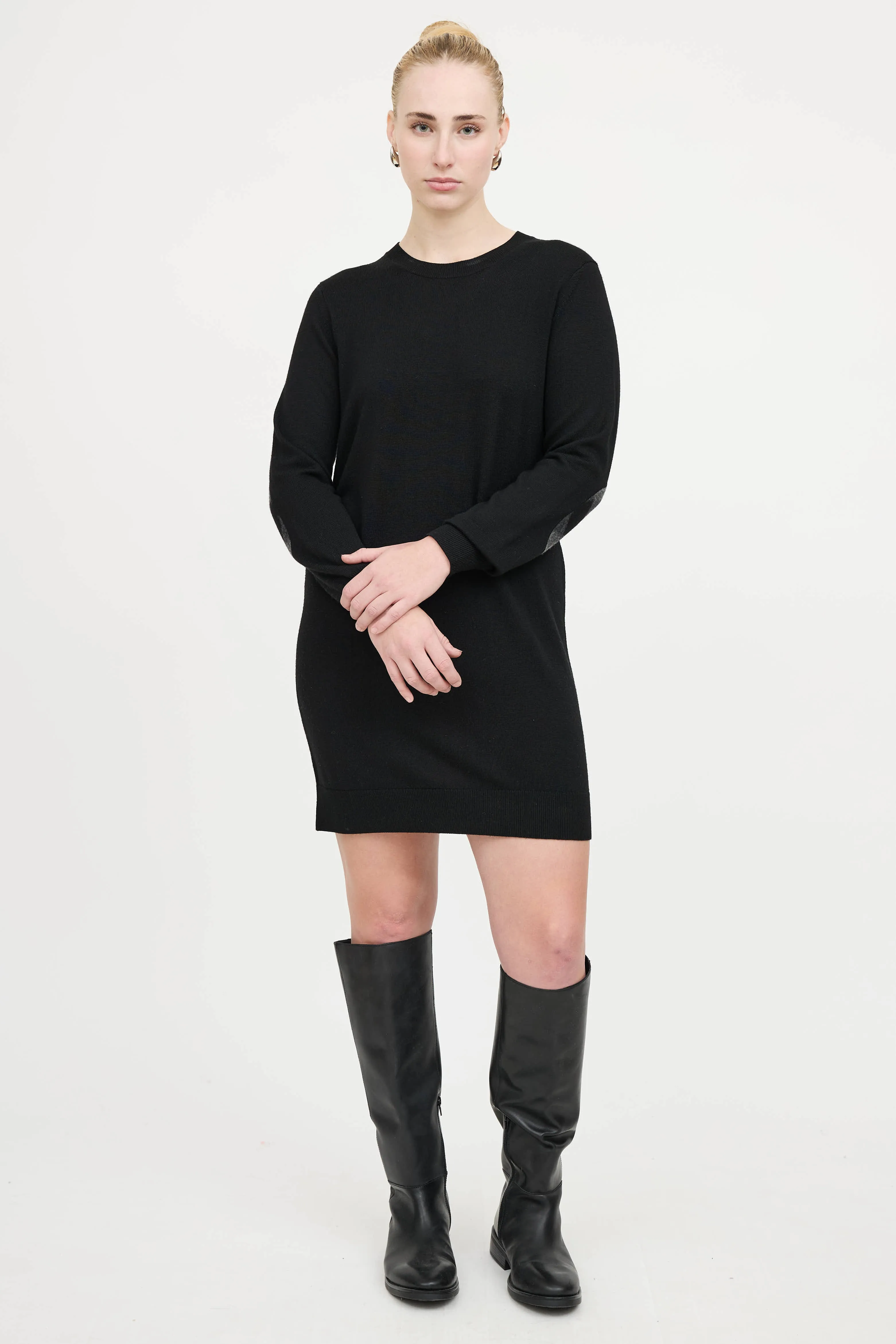 Wool Knit Sweater Dress sold by VSP Consignment product image thumbnail 4
